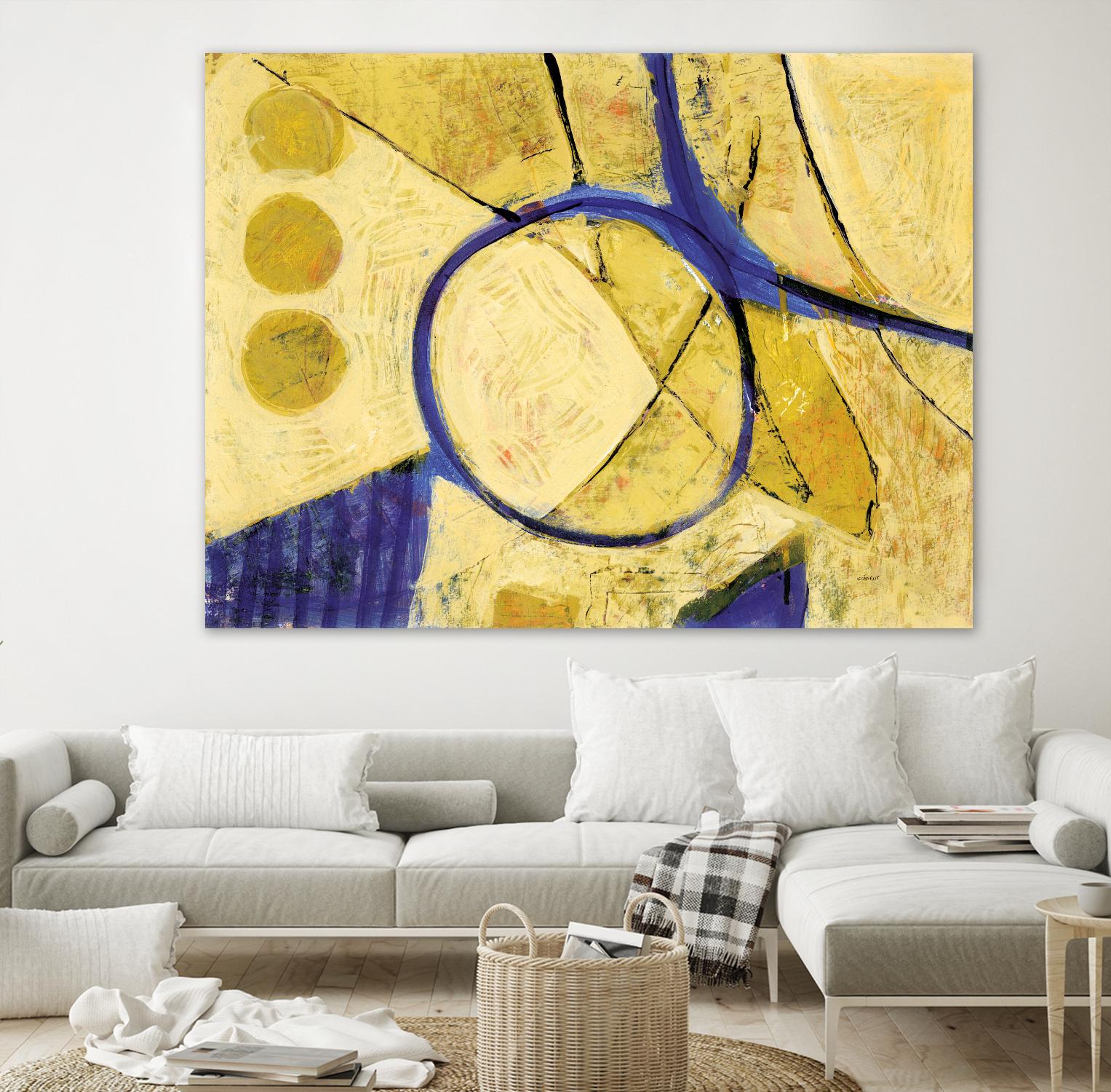 Festif by Jacques Clement on GIANT ART - purple abstract