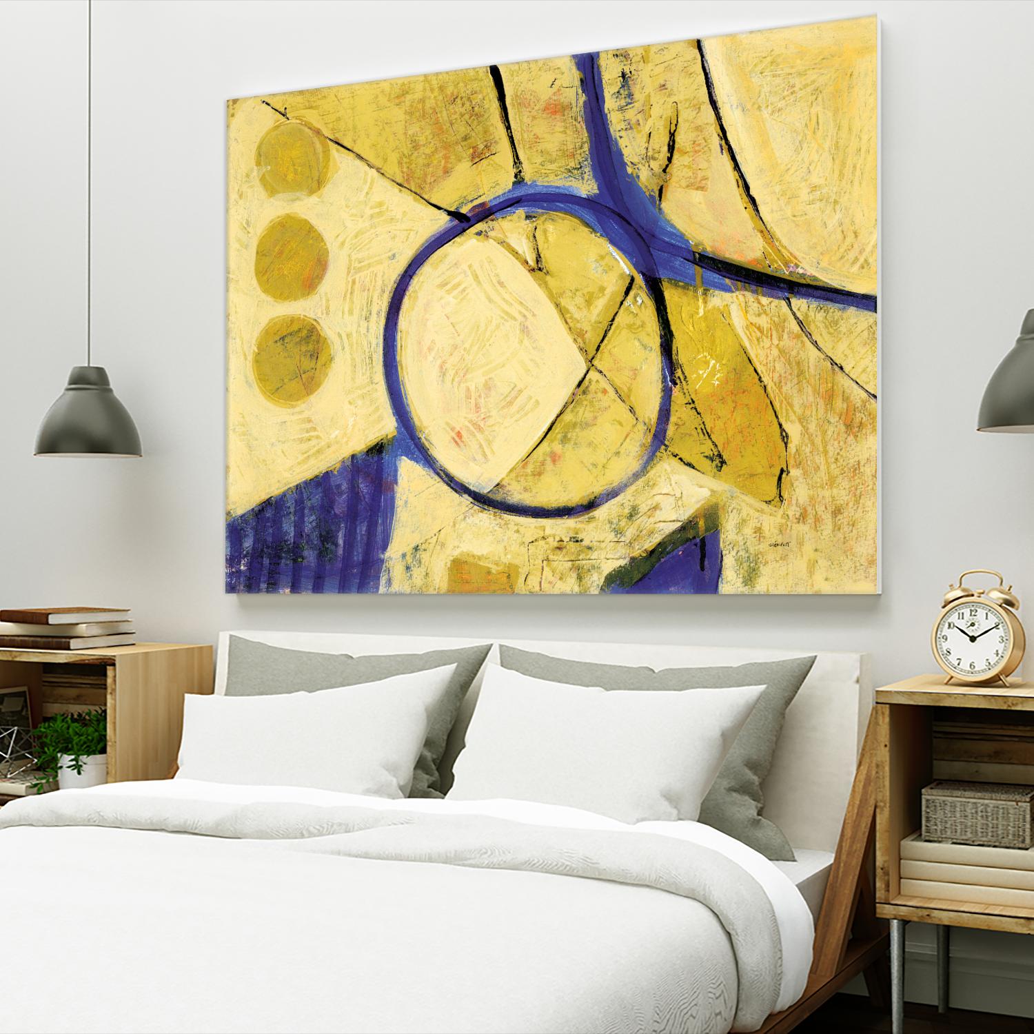 Festif by Jacques Clement on GIANT ART - purple abstract