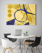 Festif by Jacques Clement on GIANT ART - yellow abstract