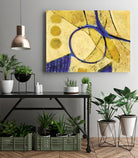 Festif by Jacques Clement on GIANT ART - yellow abstract