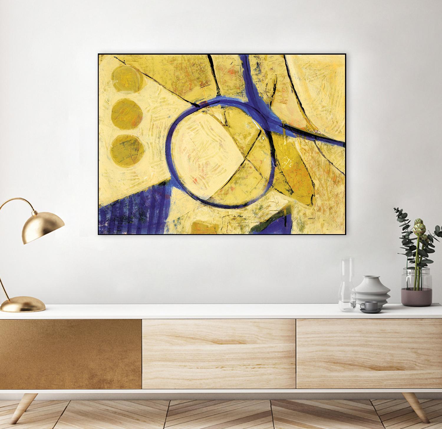 Festif by Jacques Clement on GIANT ART - purple abstract