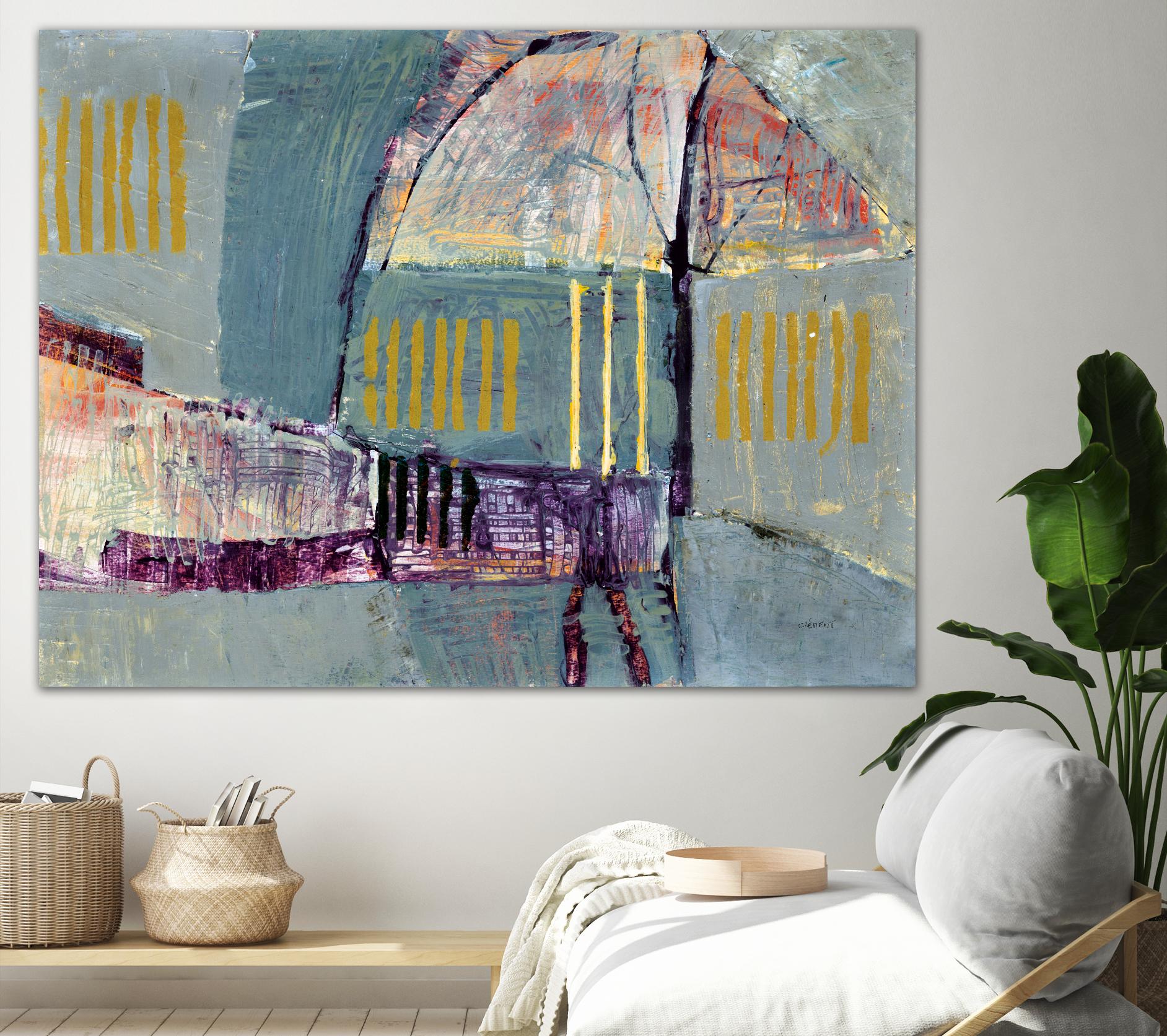 Symphonie by Jacques Clement on GIANT ART - grey abstract