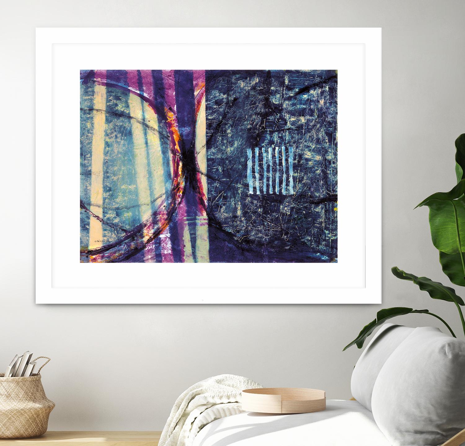 Gloire by Jacques Clement on GIANT ART - blue abstract artiste québécois