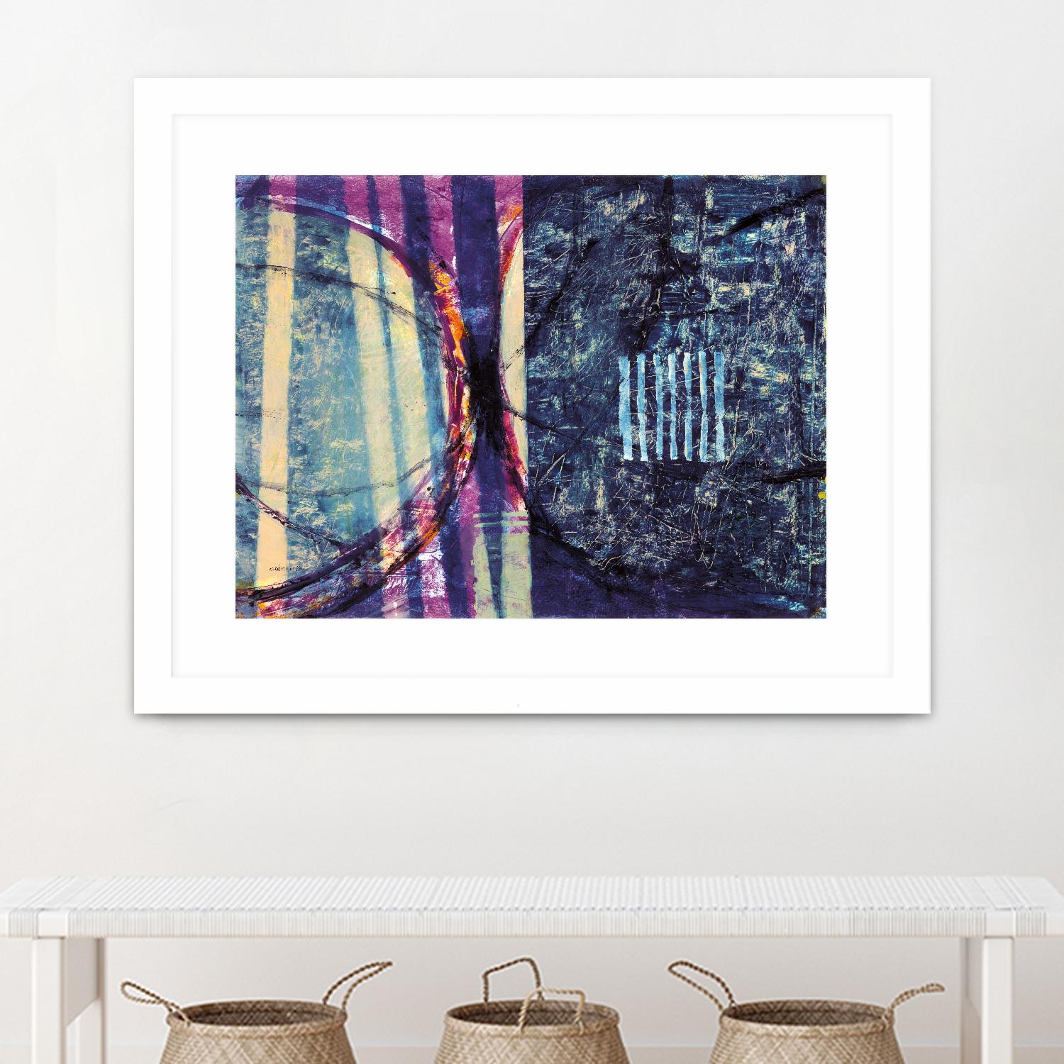 Gloire by Jacques Clement on GIANT ART - blue abstract artiste québécois