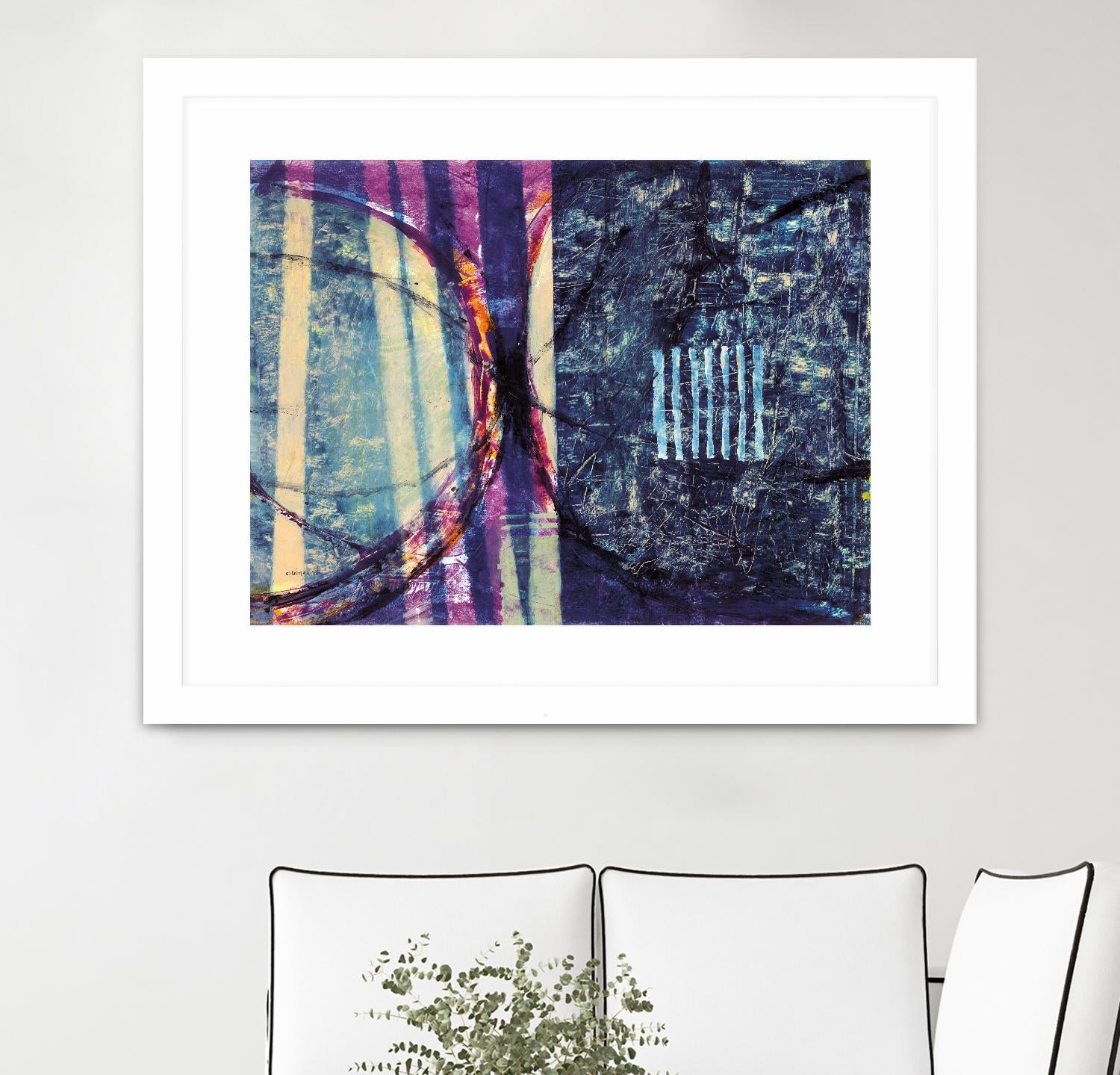 Gloire by Jacques Clement on GIANT ART - blue abstract artiste québécois