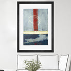 Félicité by Jacques Clement on GIANT ART - red abstract artiste québécois