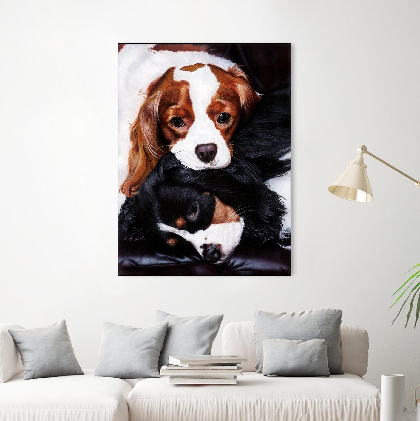Best Friends by Suzie Samuel on GIANT ART - black animals