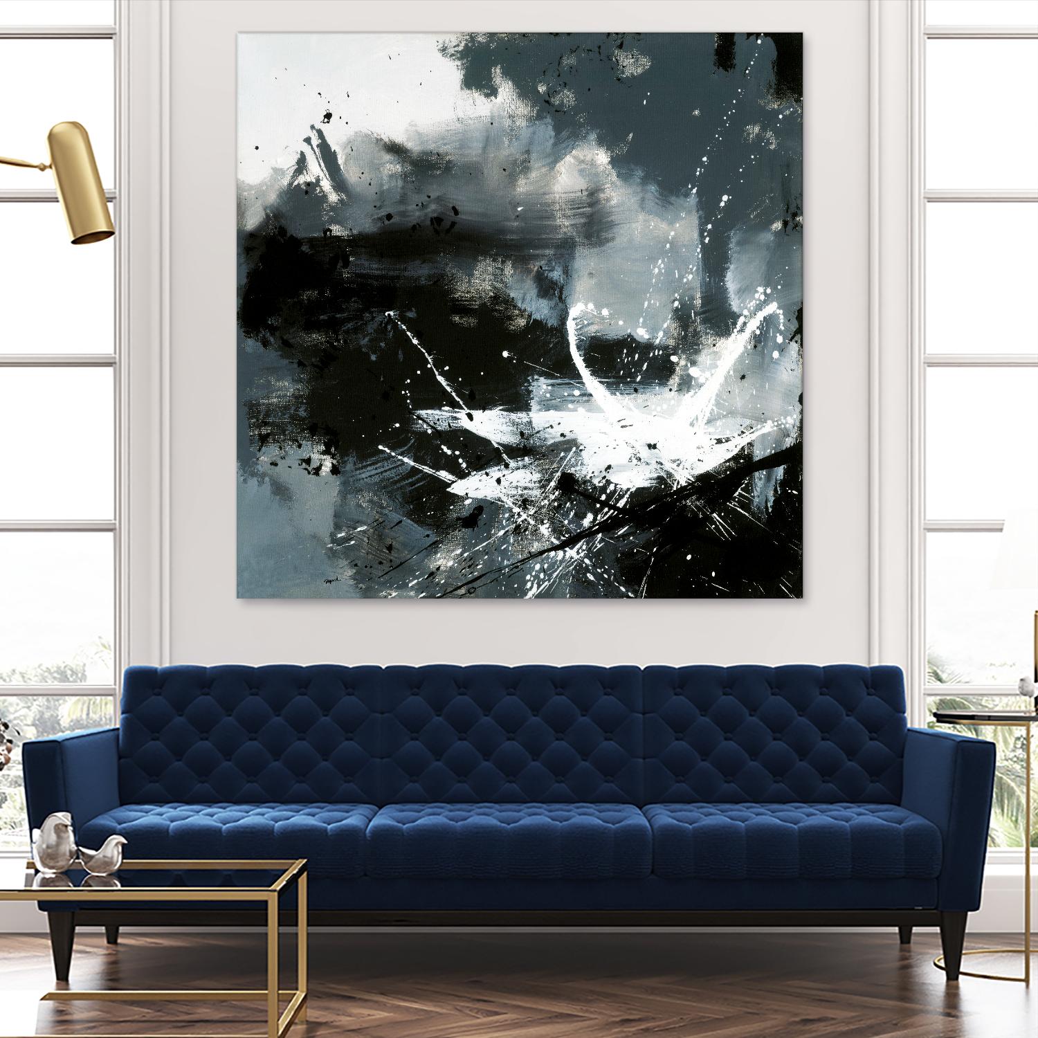 Éclats by Roland Benoît on GIANT ART - white abstract