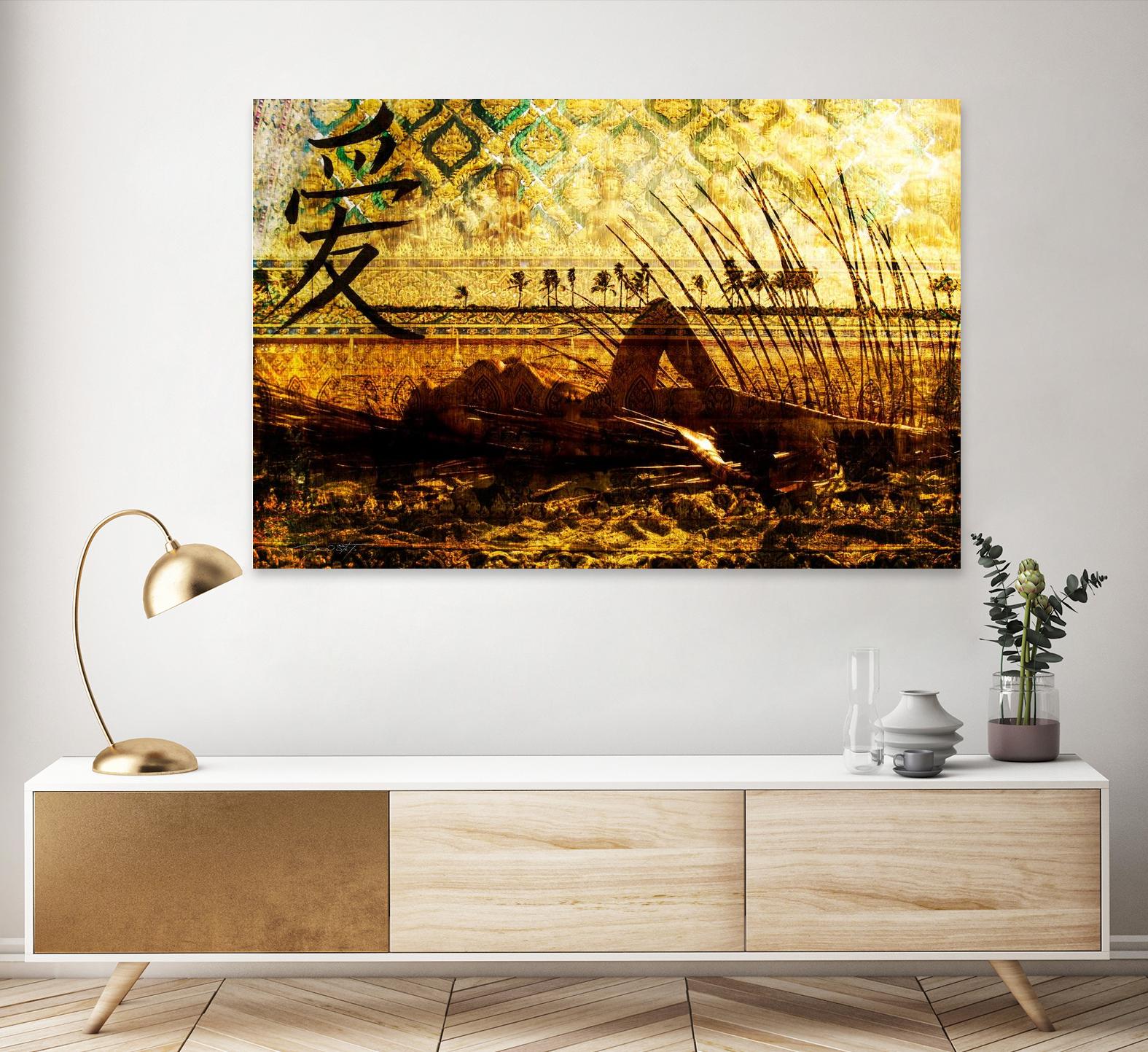 Ingrid Thai by Daniel Stanford on GIANT ART - yellow figurative quebec artists