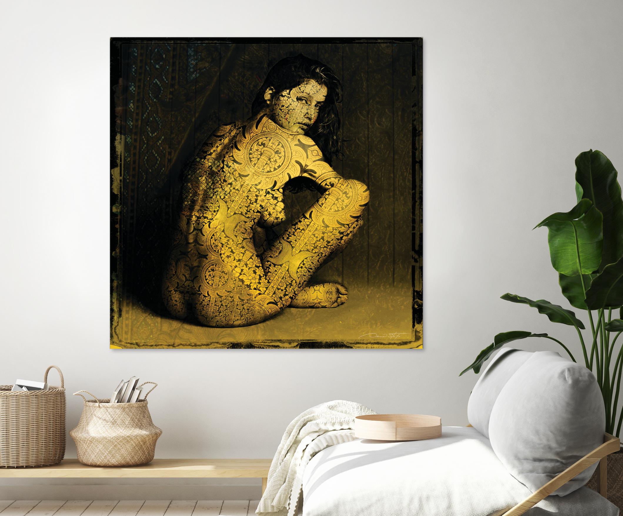 Laetitie Casta Nude by Daniel Stanford on GIANT ART - brown photo art