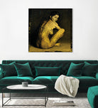 Laetitie Casta Nude by Daniel Stanford on GIANT ART - brown photo art