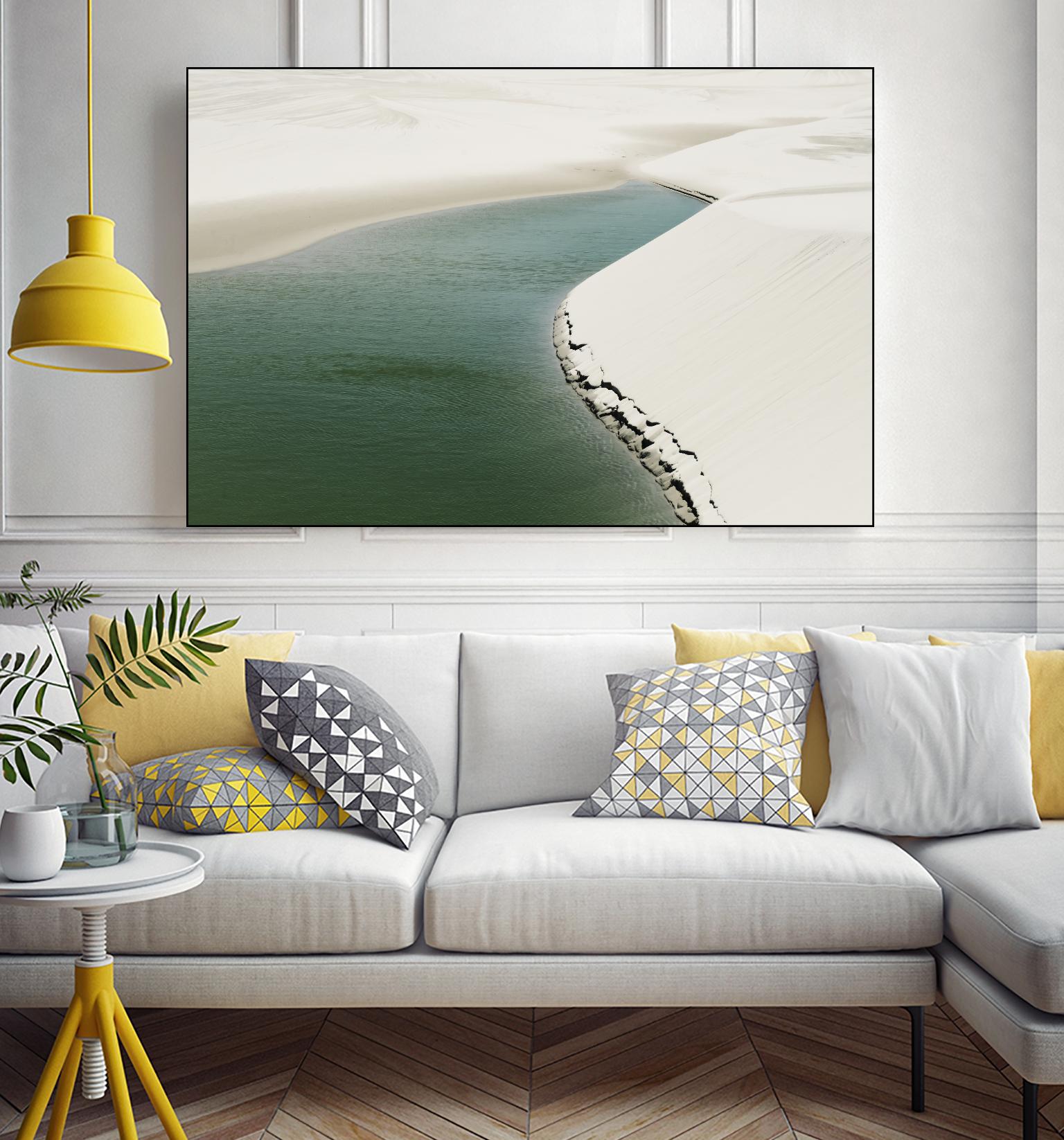 Pale Dunes by Daniel Stanford on GIANT ART - beige landscape