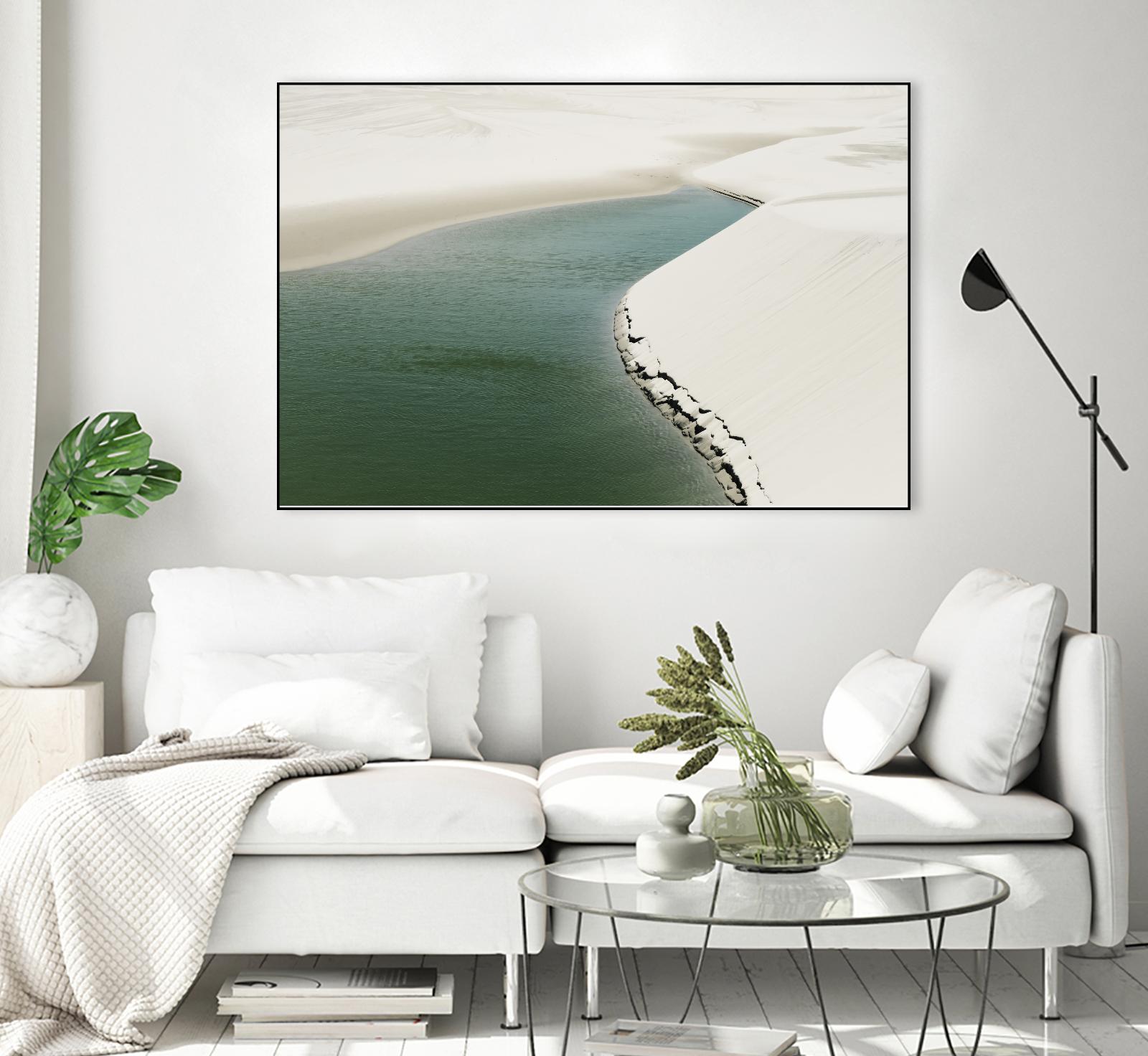 Pale Dunes by Daniel Stanford on GIANT ART - beige landscape