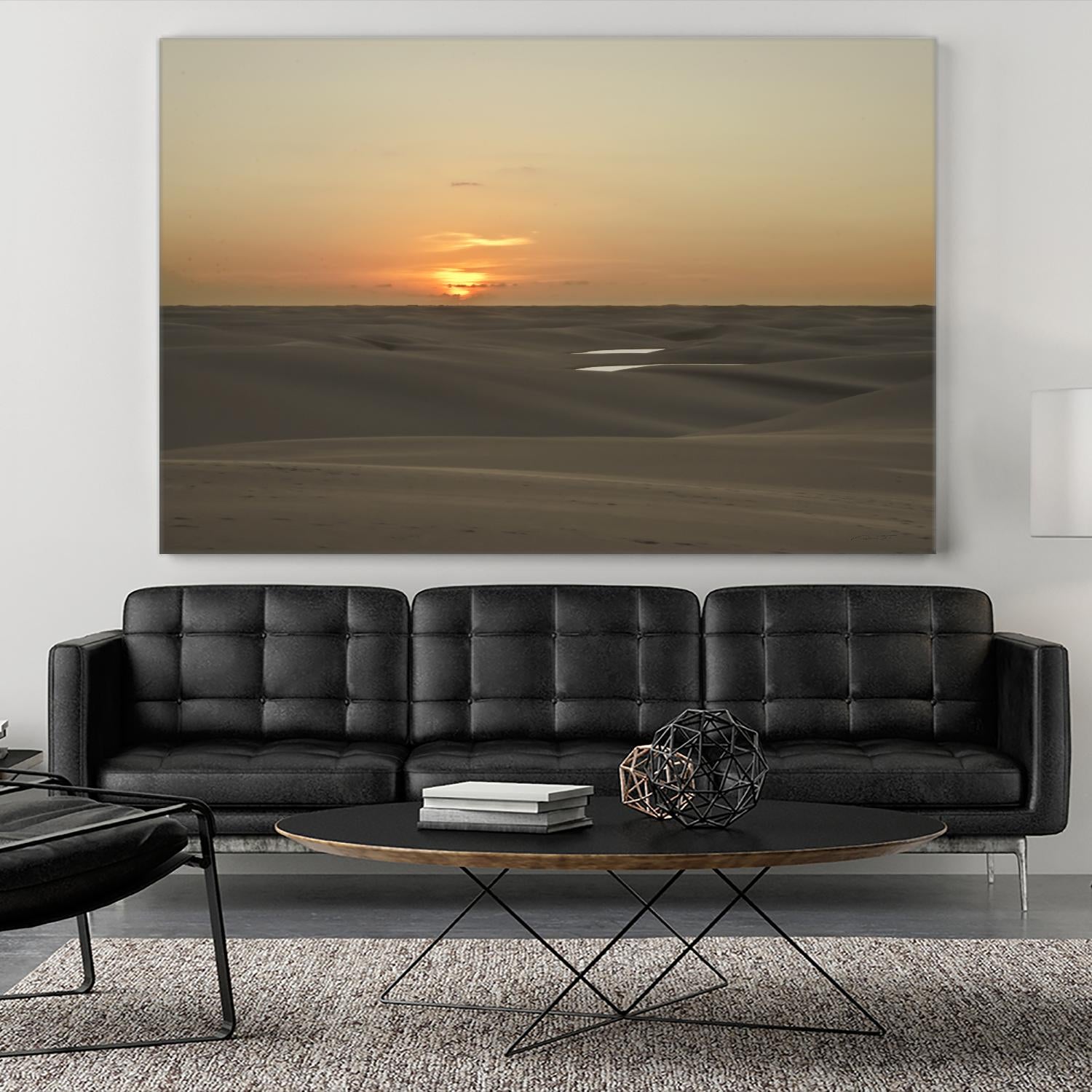 Pink by Daniel Stanford on GIANT ART - orange landscape