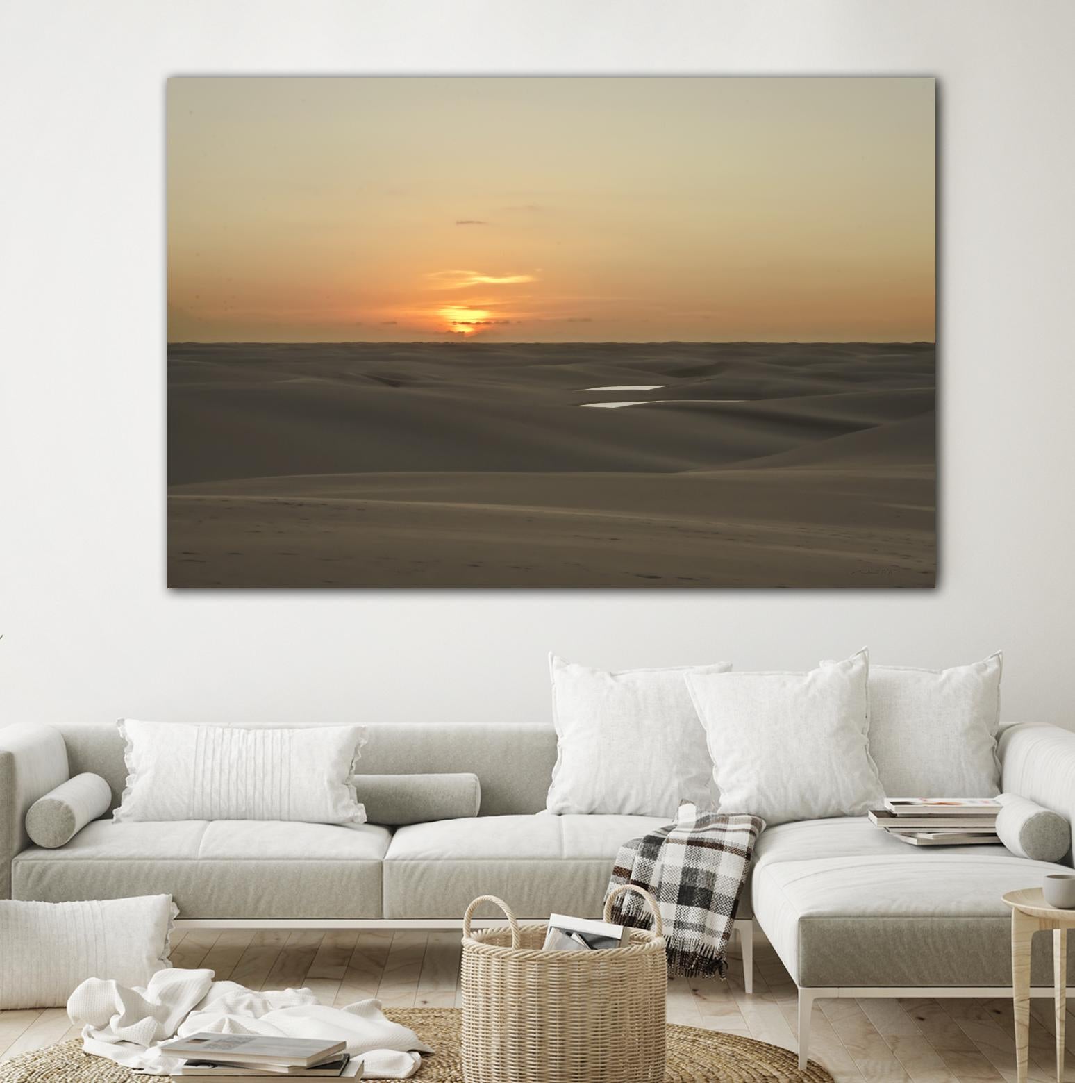 Pink by Daniel Stanford on GIANT ART - orange landscape