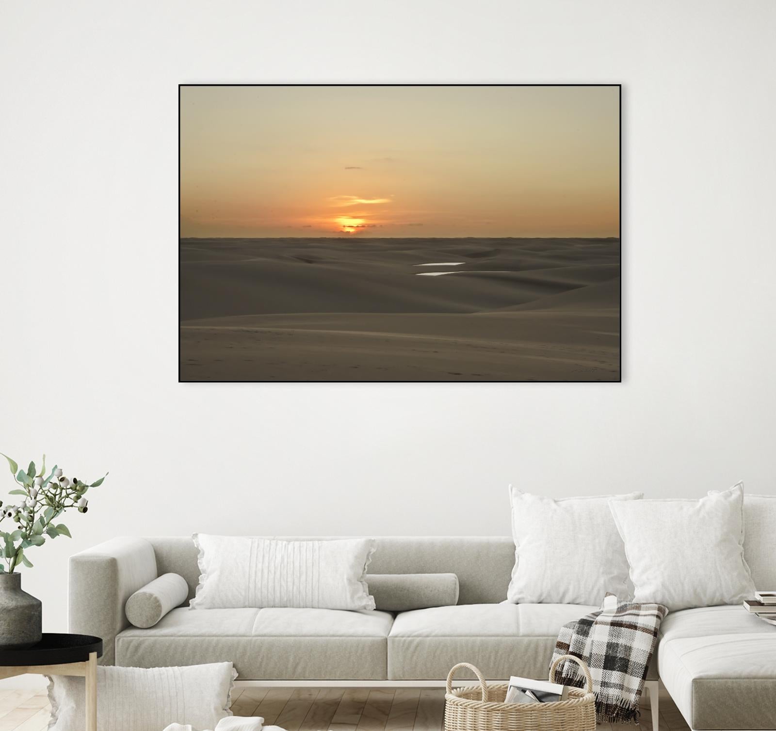 Pink by Daniel Stanford on GIANT ART - orange landscape