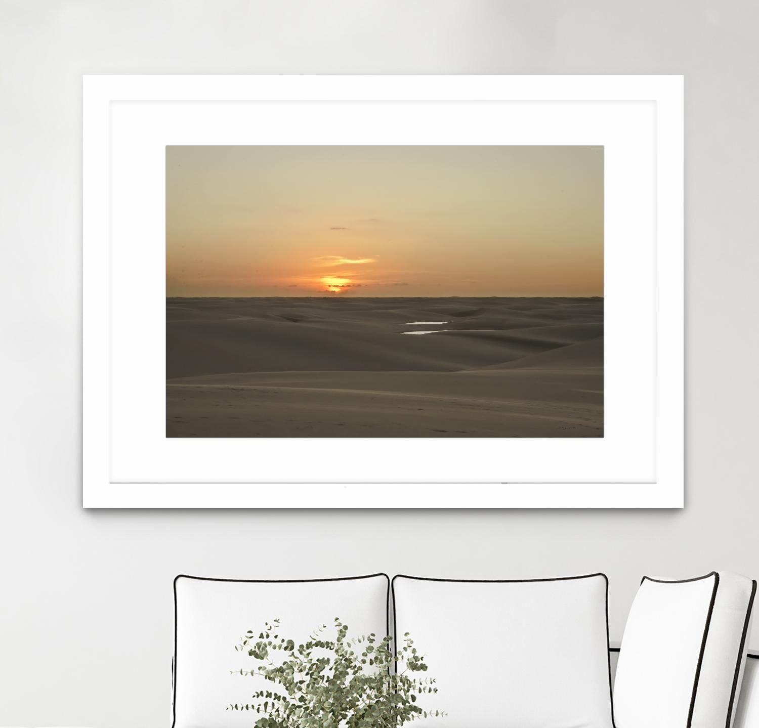 Pink by Daniel Stanford on GIANT ART - orange landscape sand