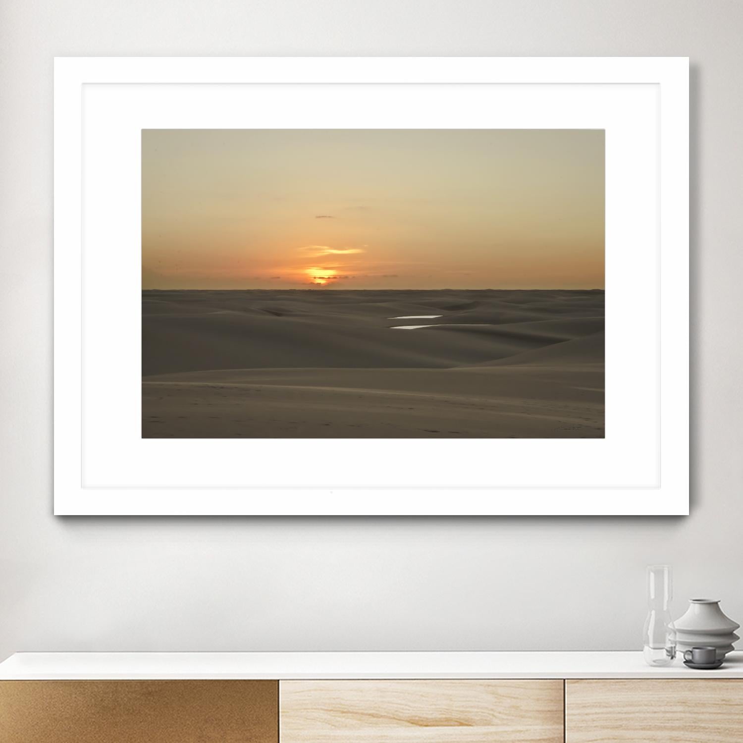 Pink by Daniel Stanford on GIANT ART - orange landscape sand
