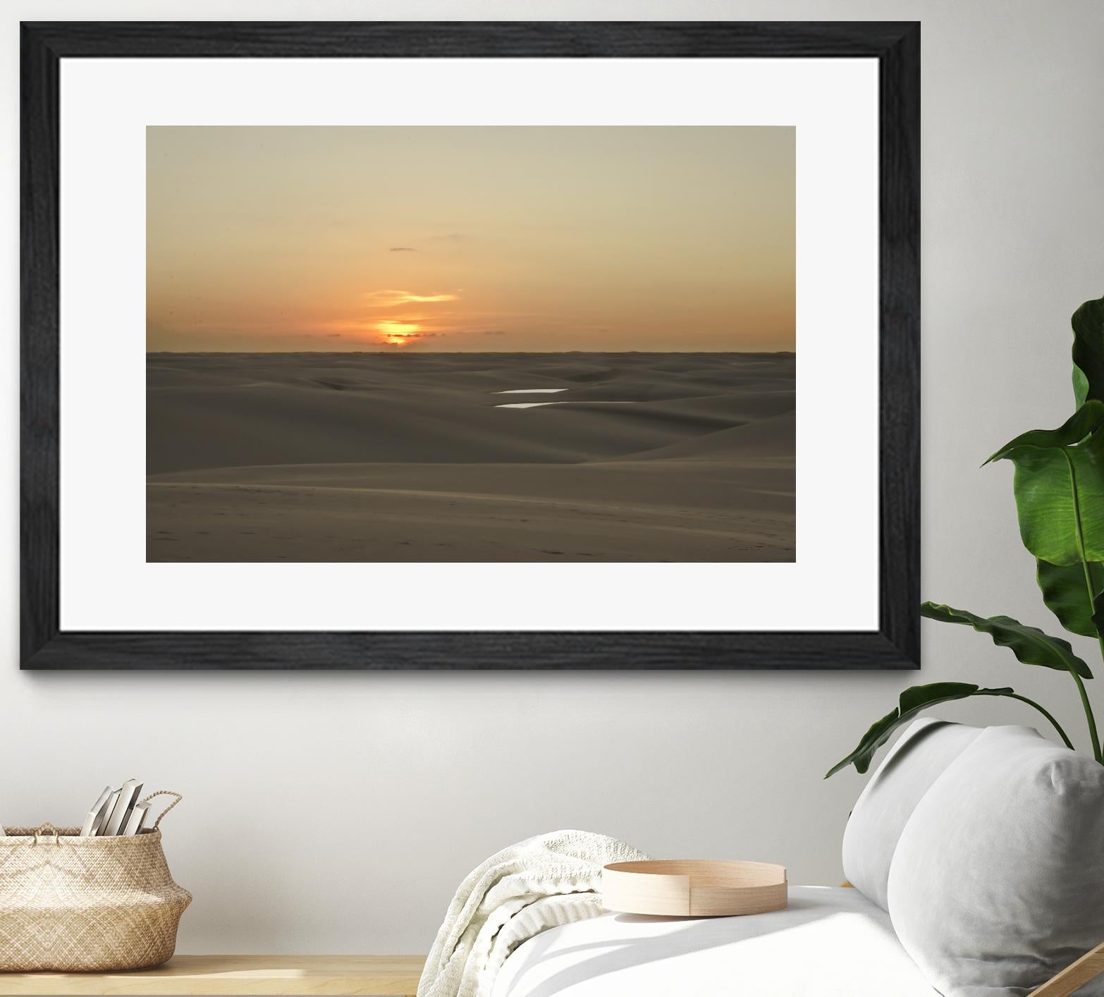 Pink by Daniel Stanford on GIANT ART - orange landscape sand