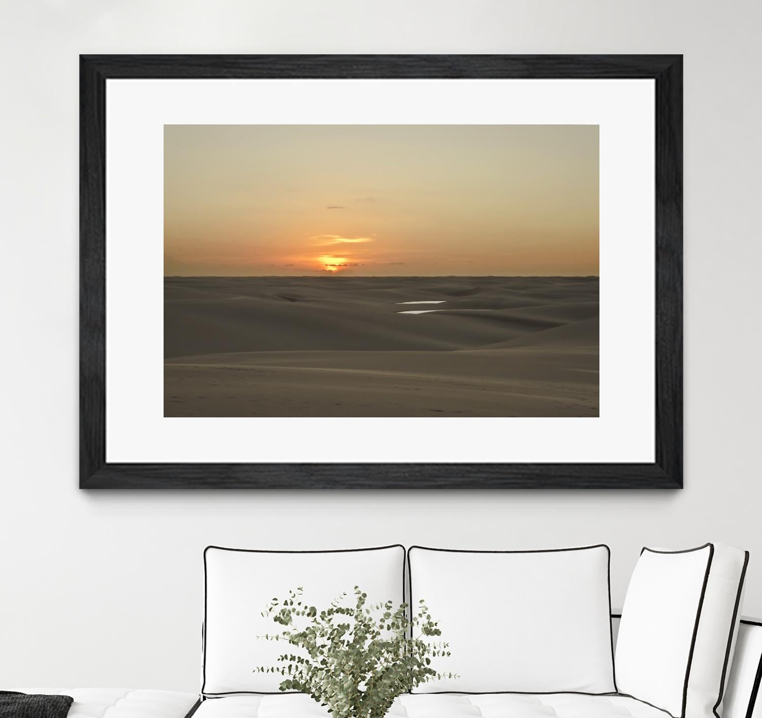Pink by Daniel Stanford on GIANT ART - orange landscape sand