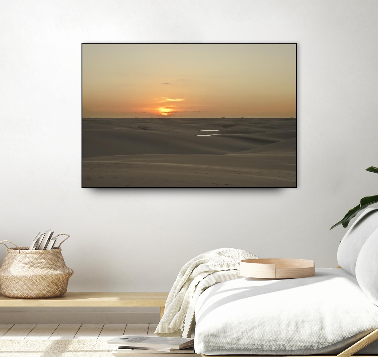 Pink by Daniel Stanford on GIANT ART - orange landscape