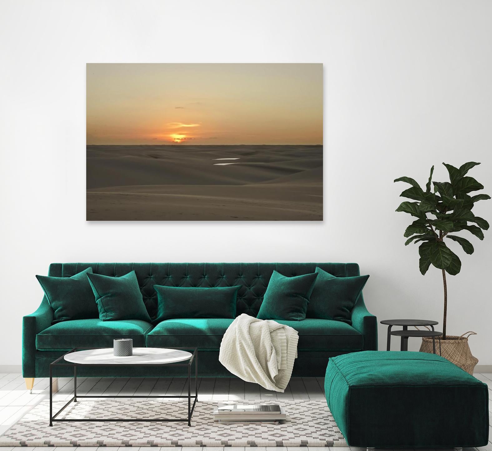 Pink by Daniel Stanford on GIANT ART - orange landscape sand