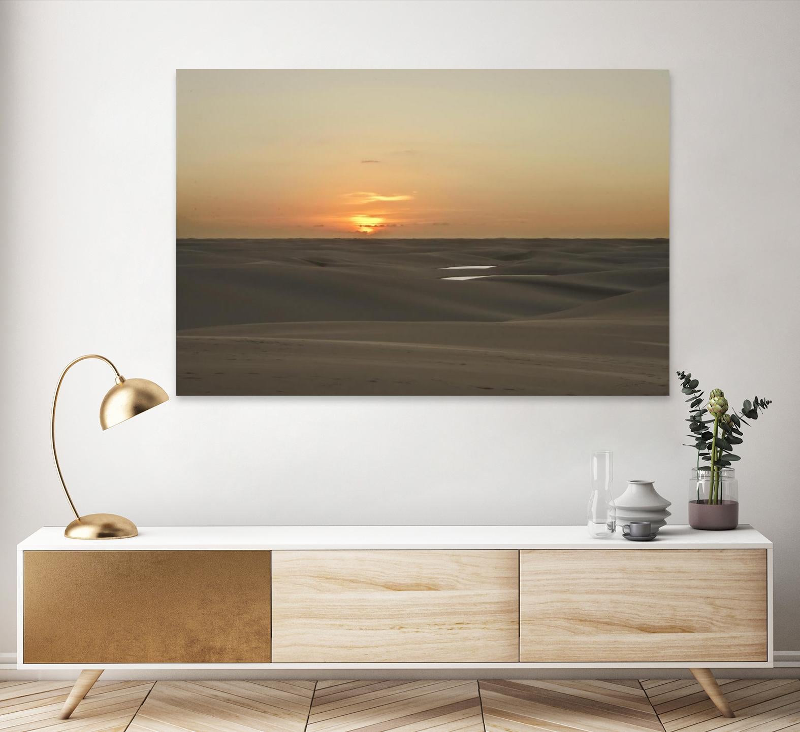 Pink by Daniel Stanford on GIANT ART - orange landscape sand