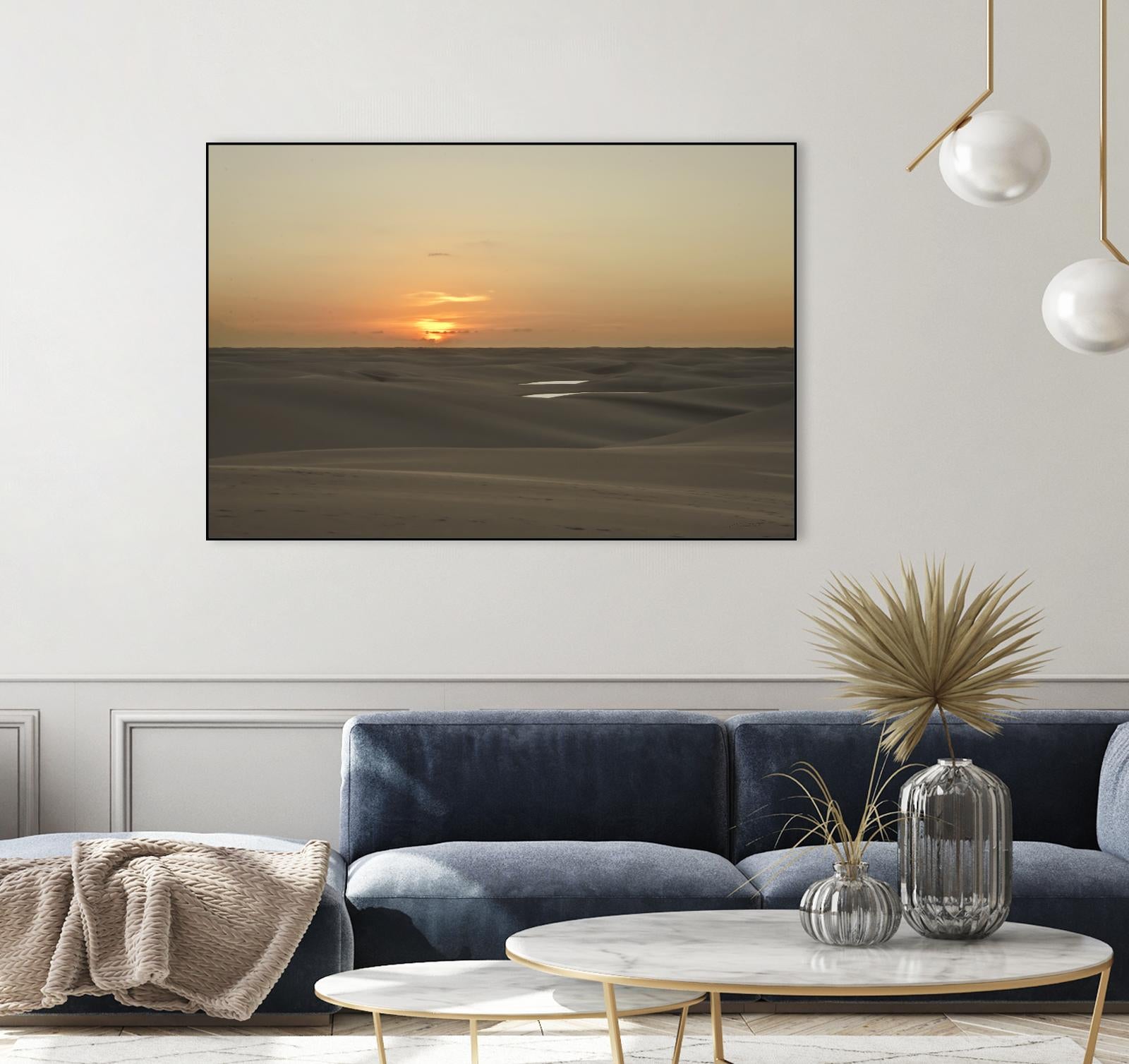 Pink by Daniel Stanford on GIANT ART - orange landscape