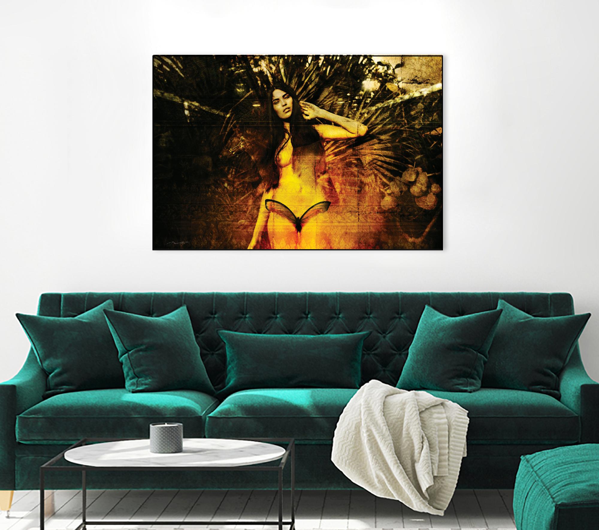 Butterfly by Daniel Stanford on GIANT ART - yellow photo art