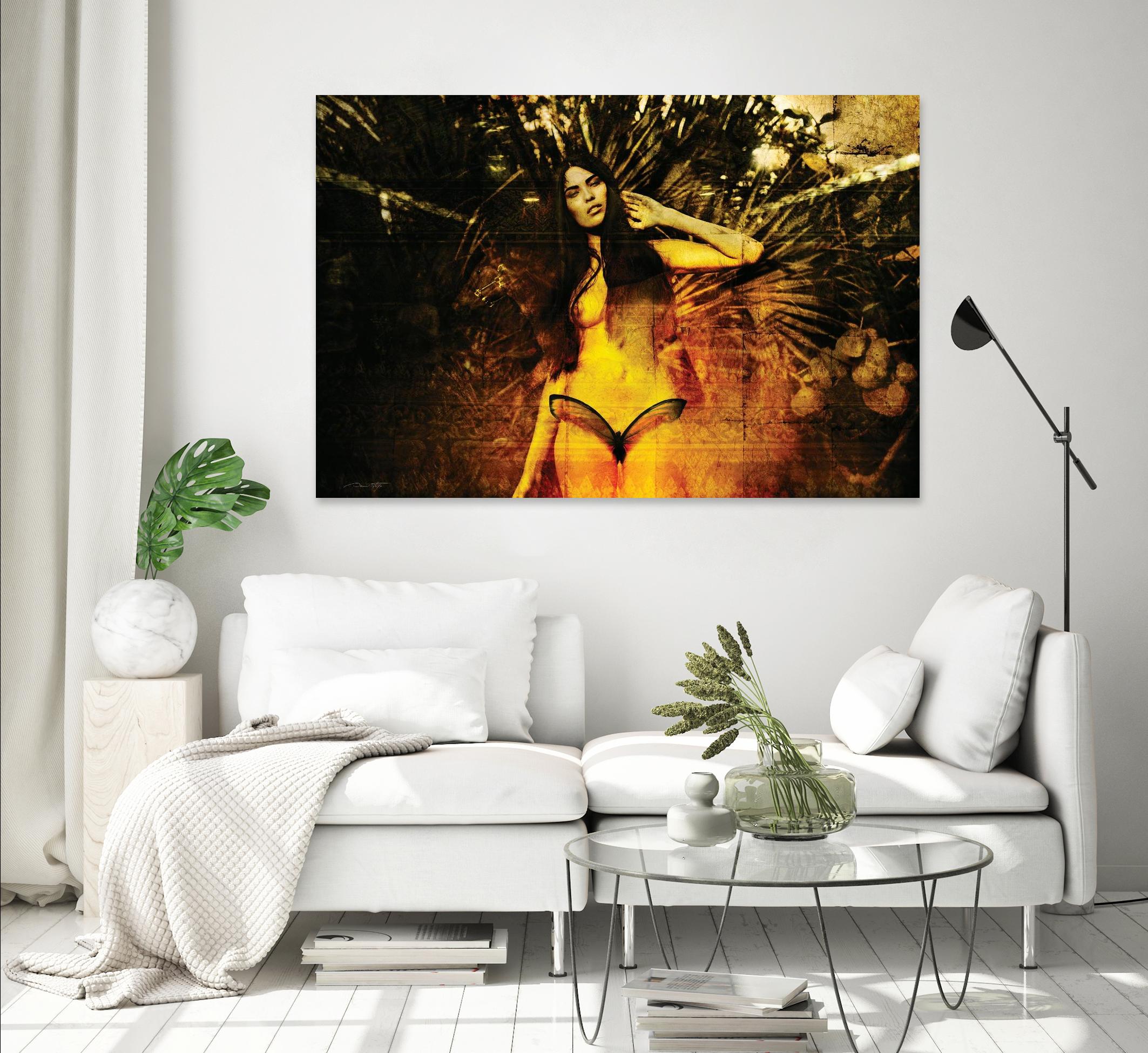 Butterfly by Daniel Stanford on GIANT ART - orange figurative artistes du québec