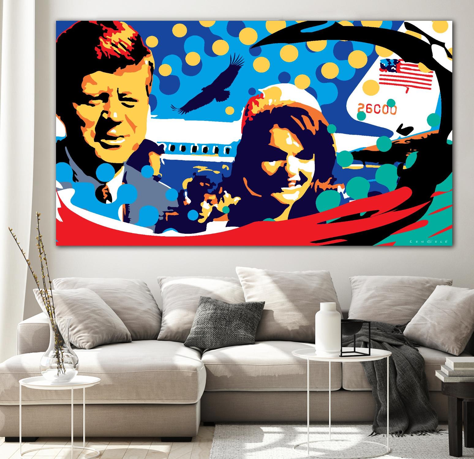 Dallas by Ray Lengelé on GIANT ART - yellow pop art - alternative