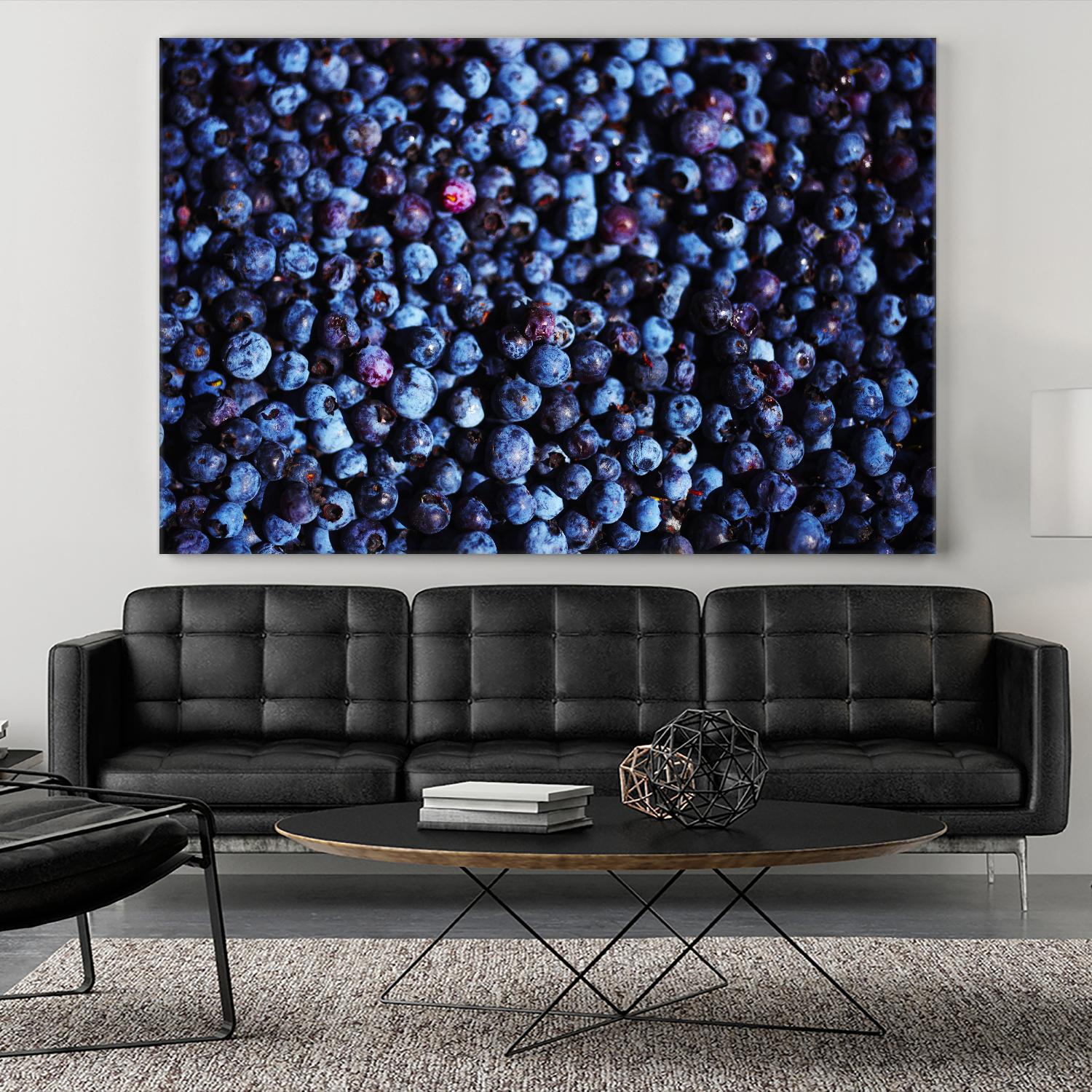 Blueberries II by Peter Morneau on GIANT ART - blue photo art