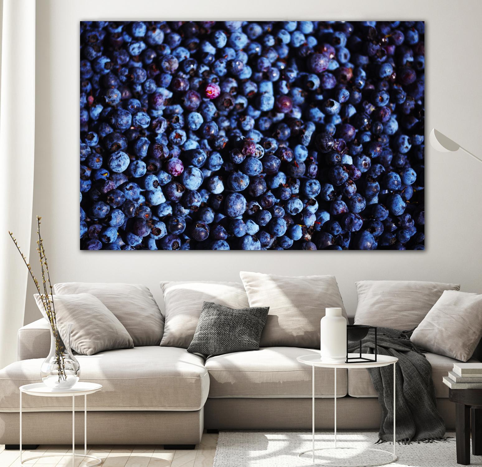 Blueberries II by Peter Morneau on GIANT ART - blue photo art