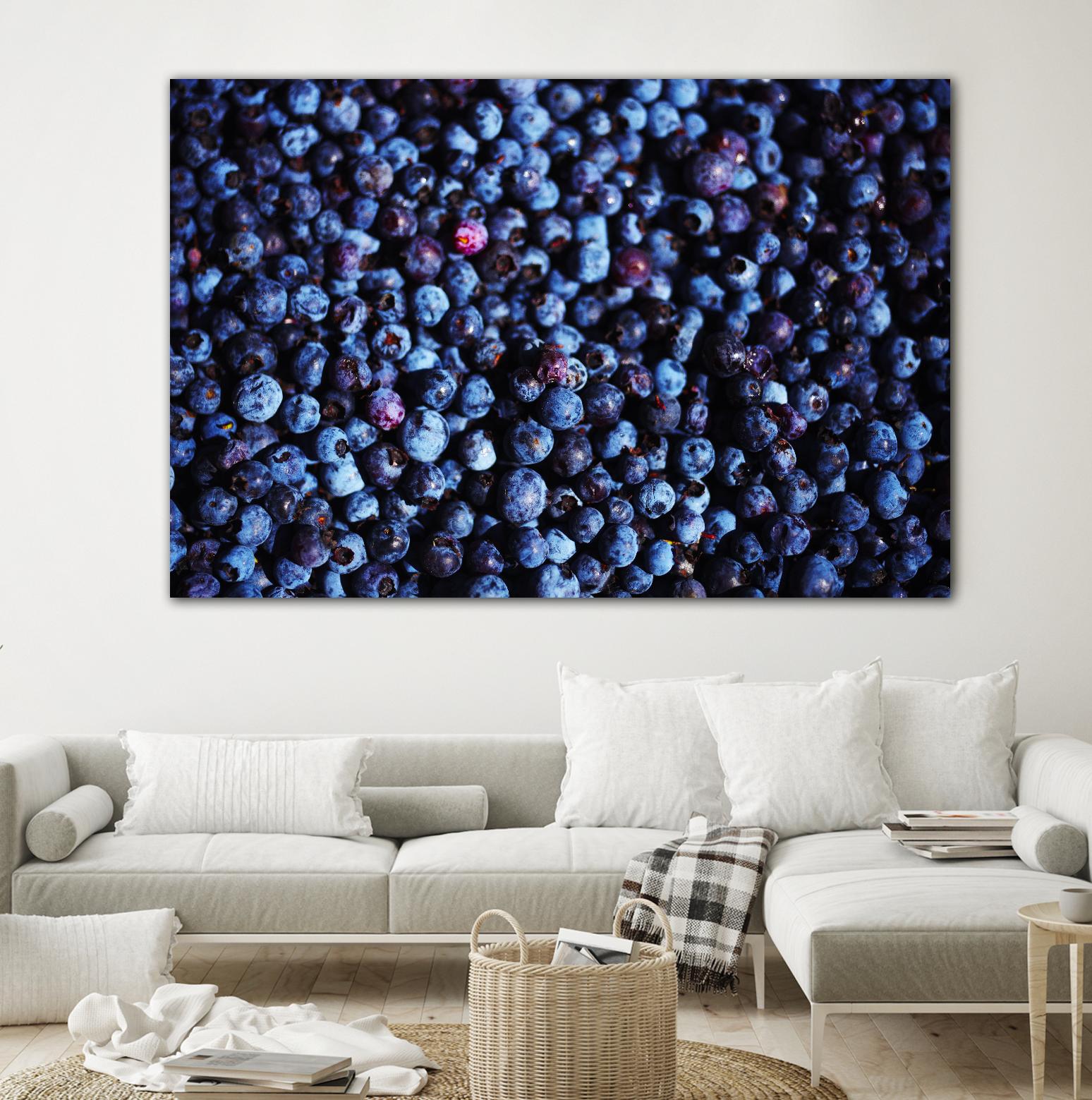 Blueberries II by Peter Morneau on GIANT ART - blue photo art