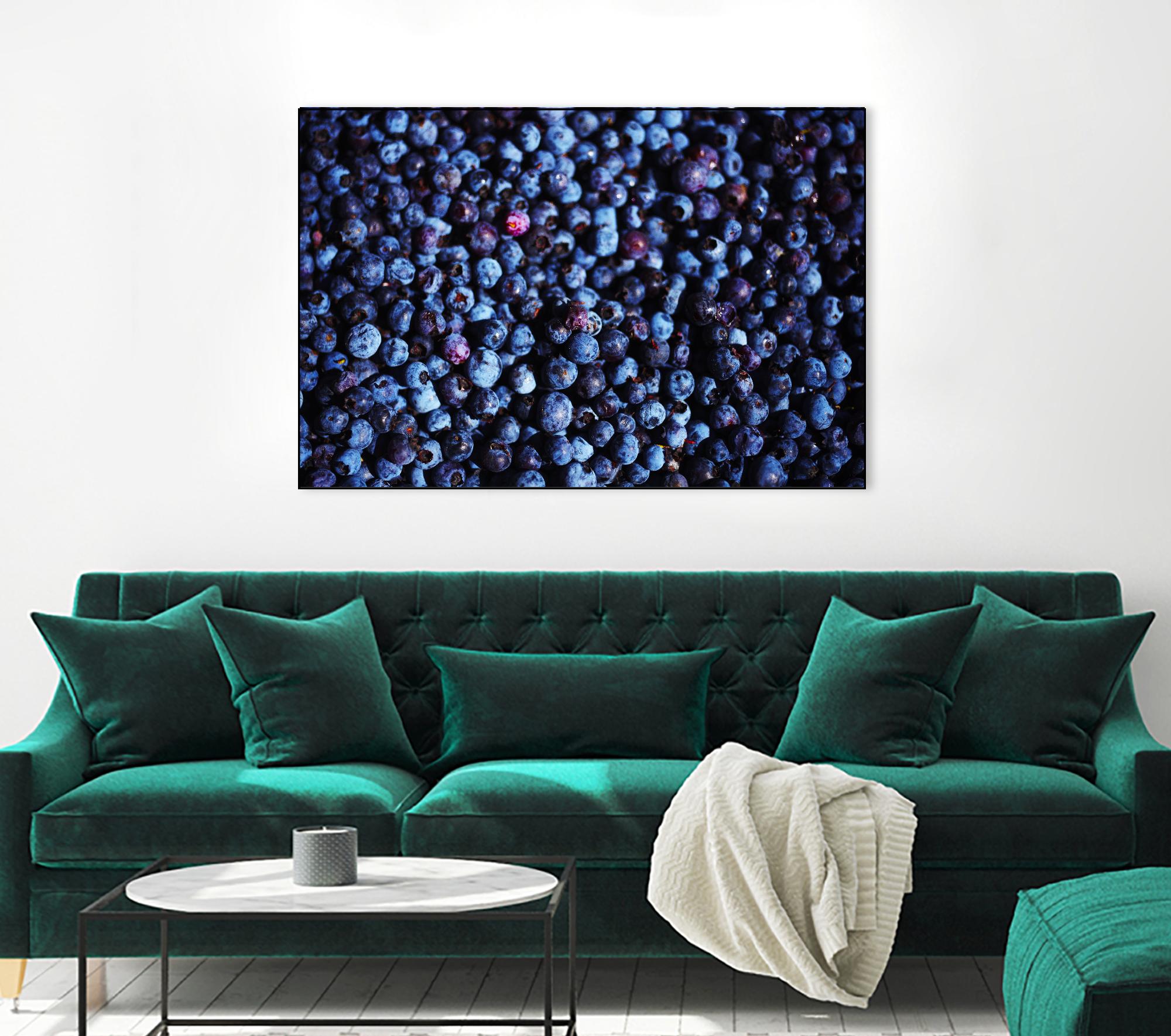 Blueberries II by Peter Morneau on GIANT ART - blue photo art
