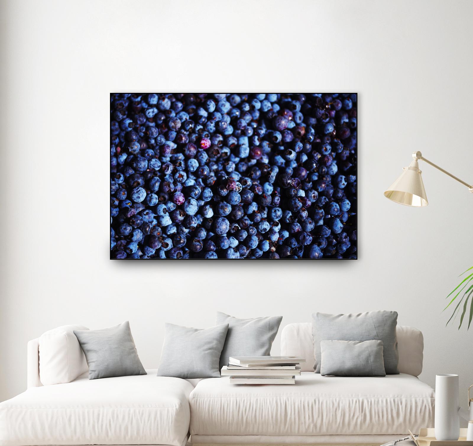 Blueberries II by Peter Morneau on GIANT ART - blue photo art