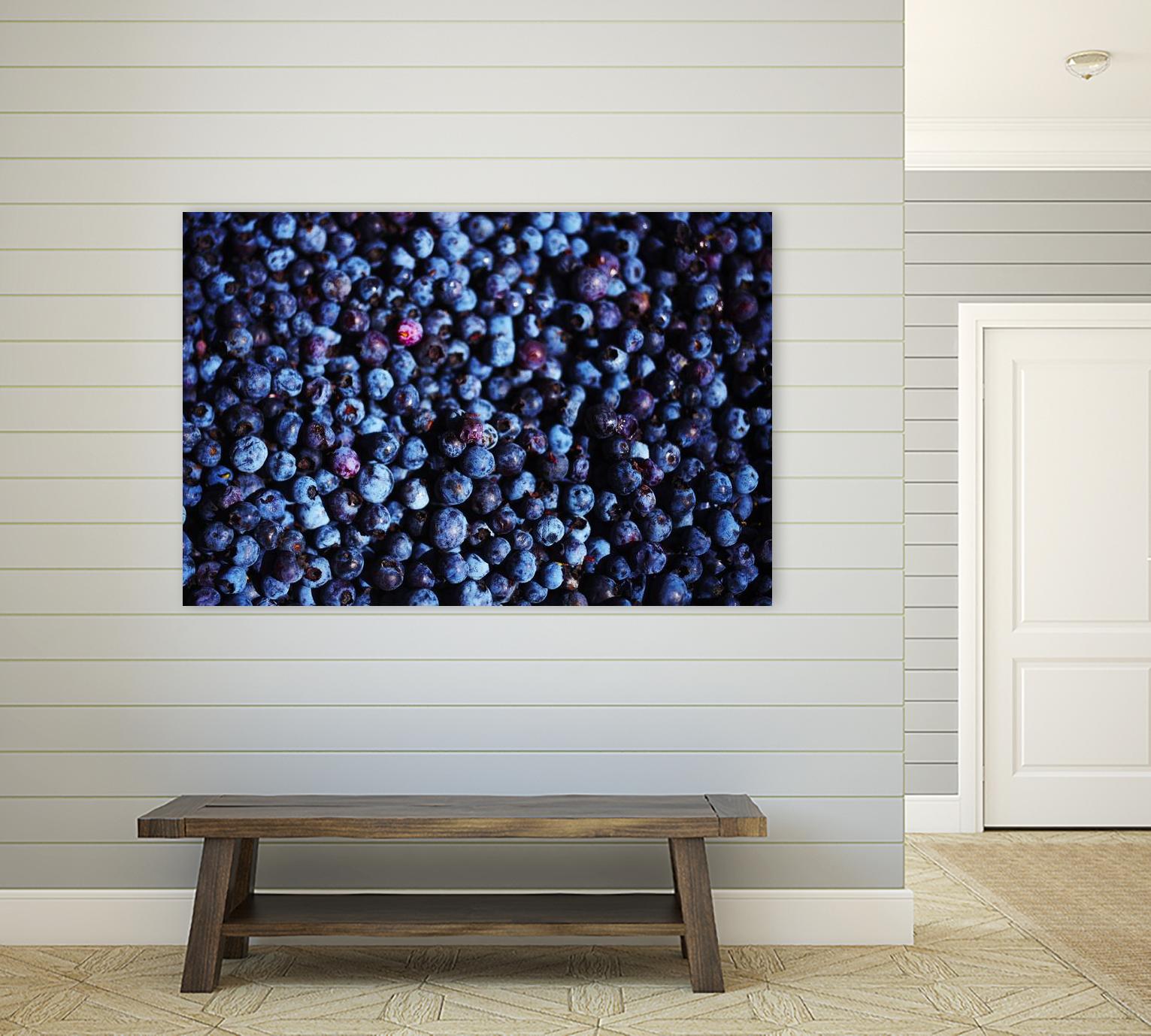 Blueberries II by Peter Morneau on GIANT ART - blue photo art