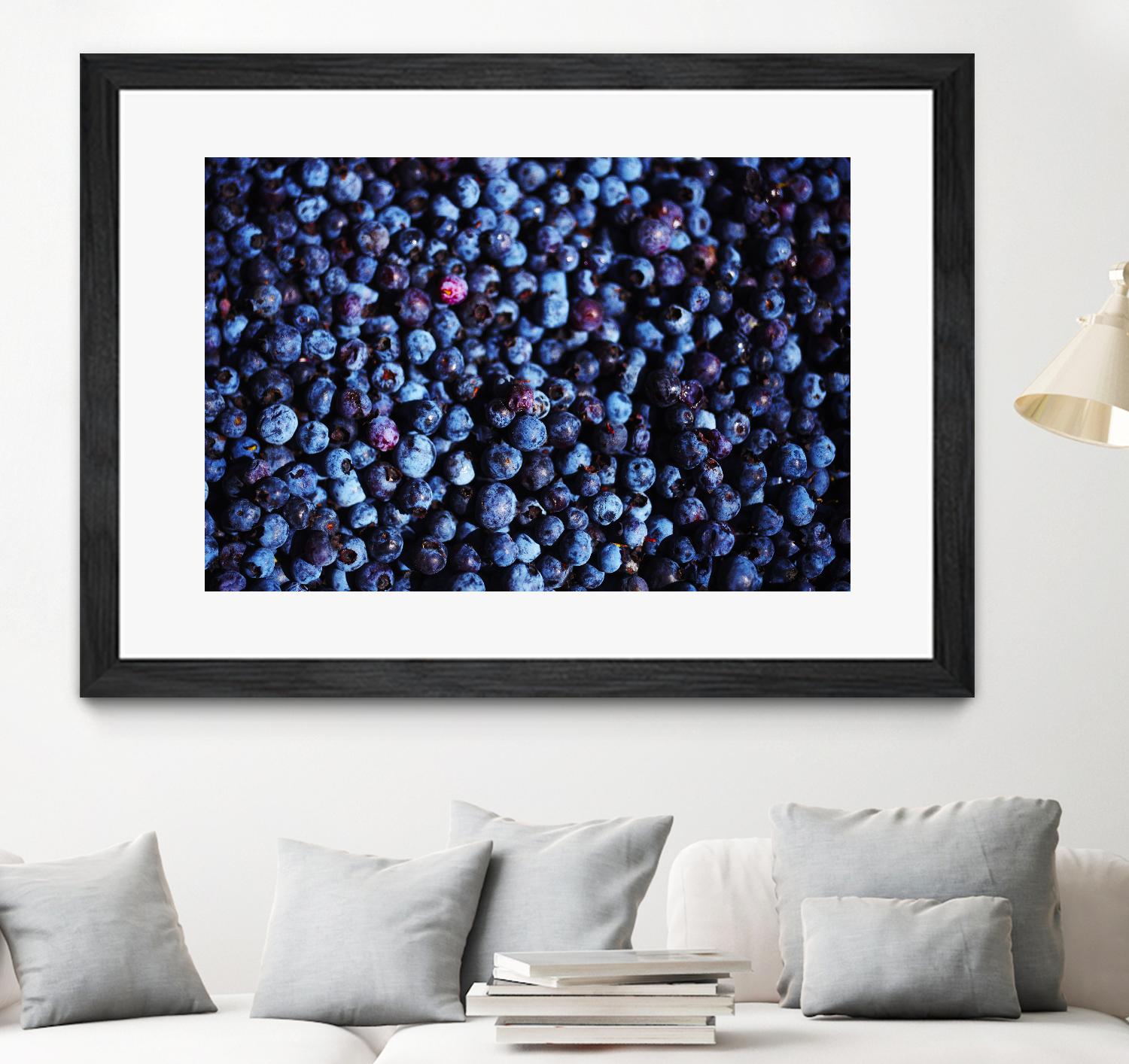 Blueberries II by Peter Morneau on GIANT ART - blue photo art