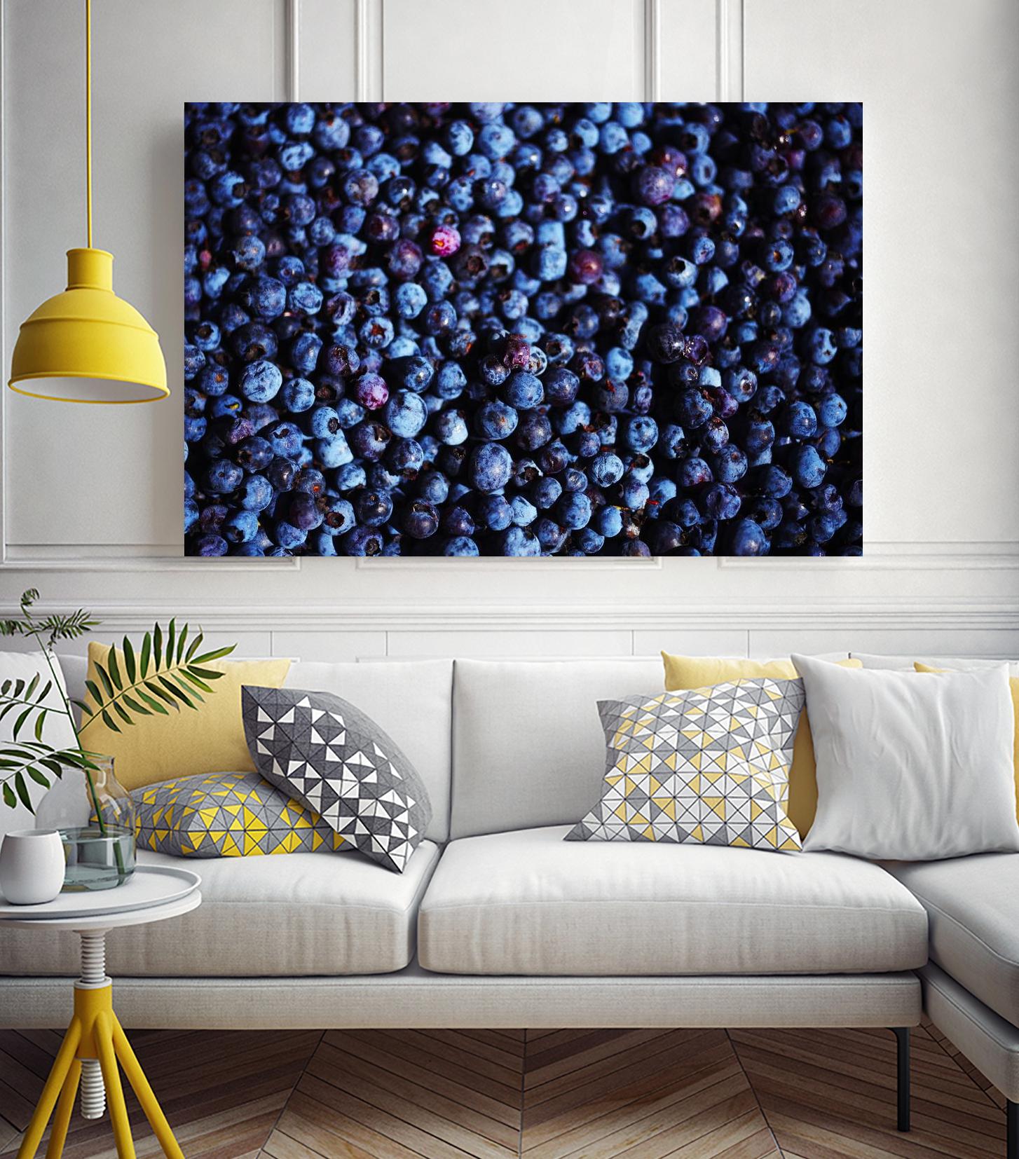 Blueberries II by Peter Morneau on GIANT ART - blue photo art