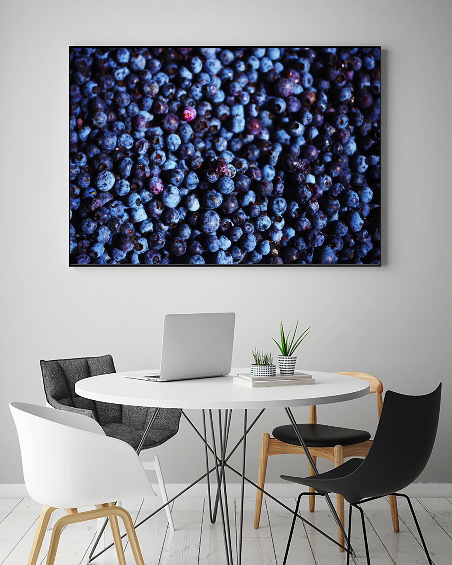 Blueberries II by Peter Morneau on GIANT ART - blue photo art