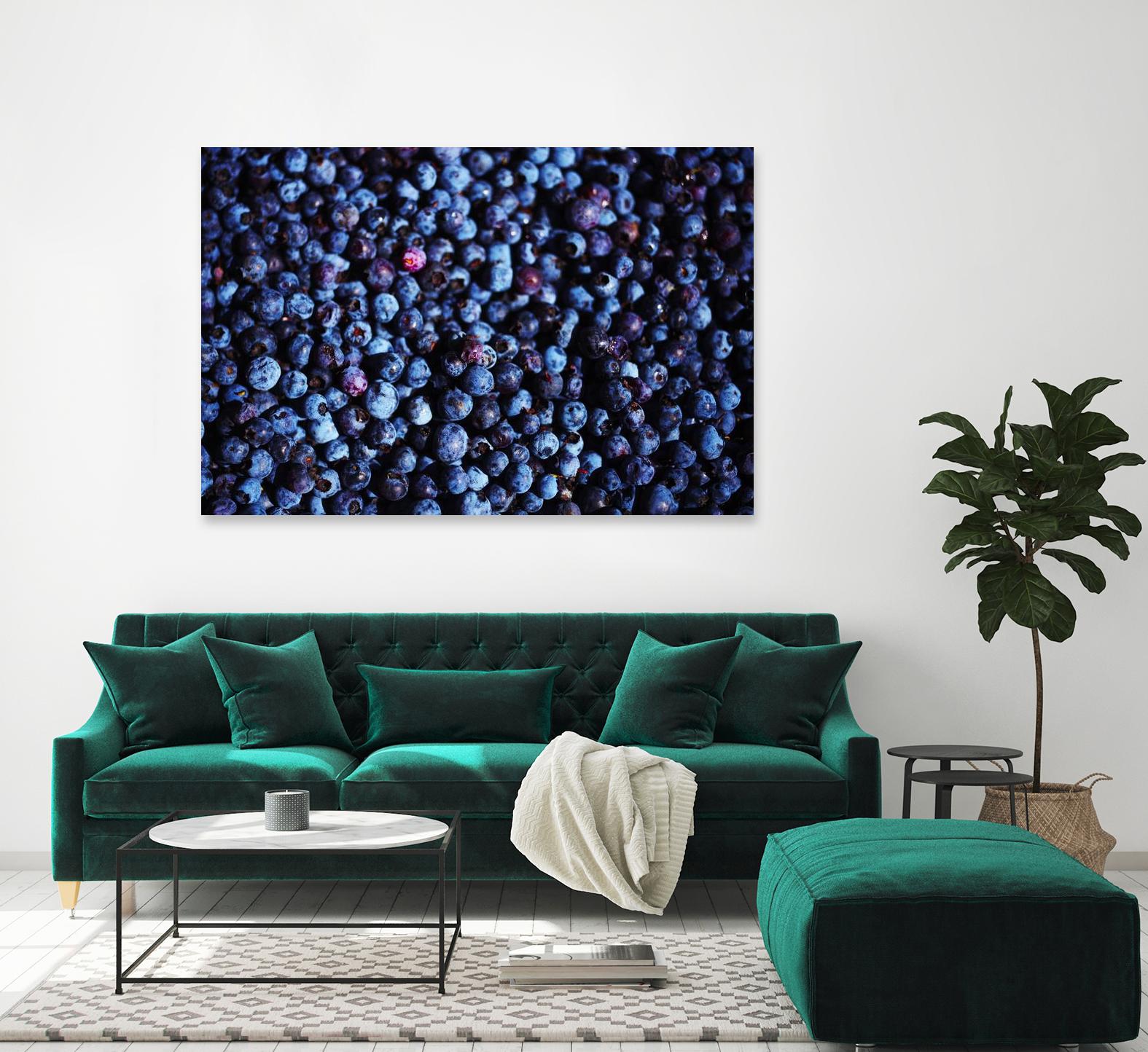 Blueberries II by Peter Morneau on GIANT ART - blue photo art