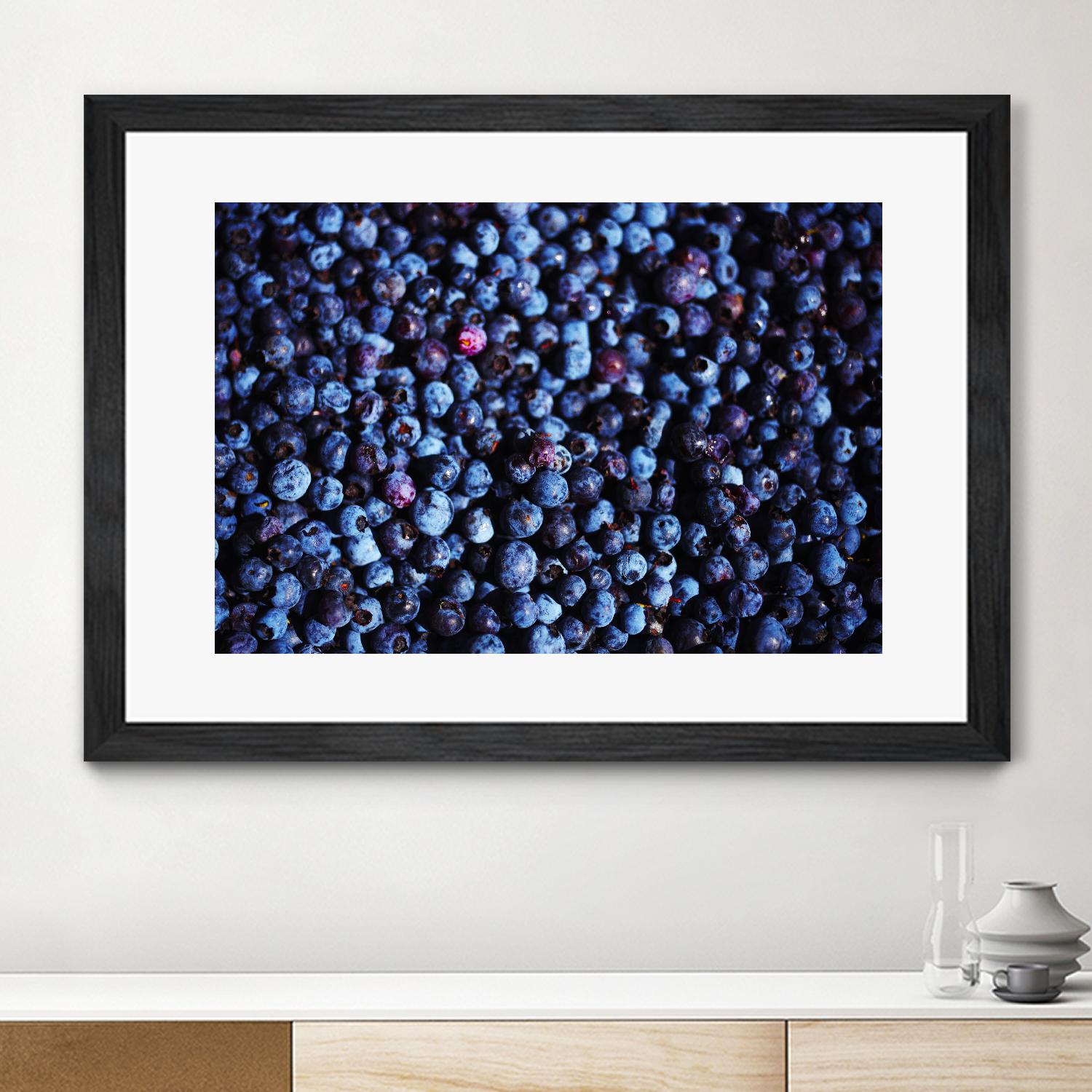 Blueberries II by Peter Morneau on GIANT ART - blue photo art