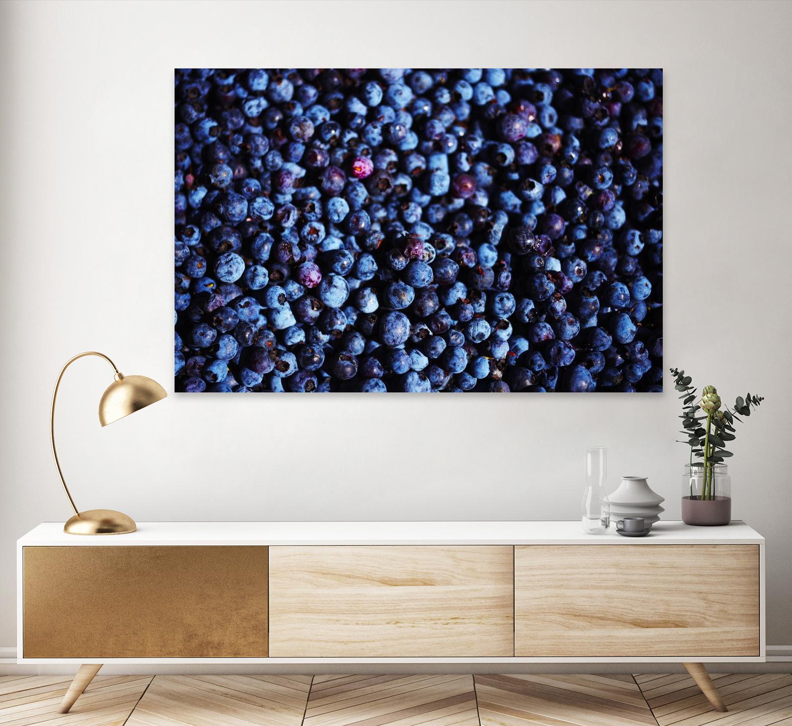 Blueberries II by Peter Morneau on GIANT ART - blue photo art