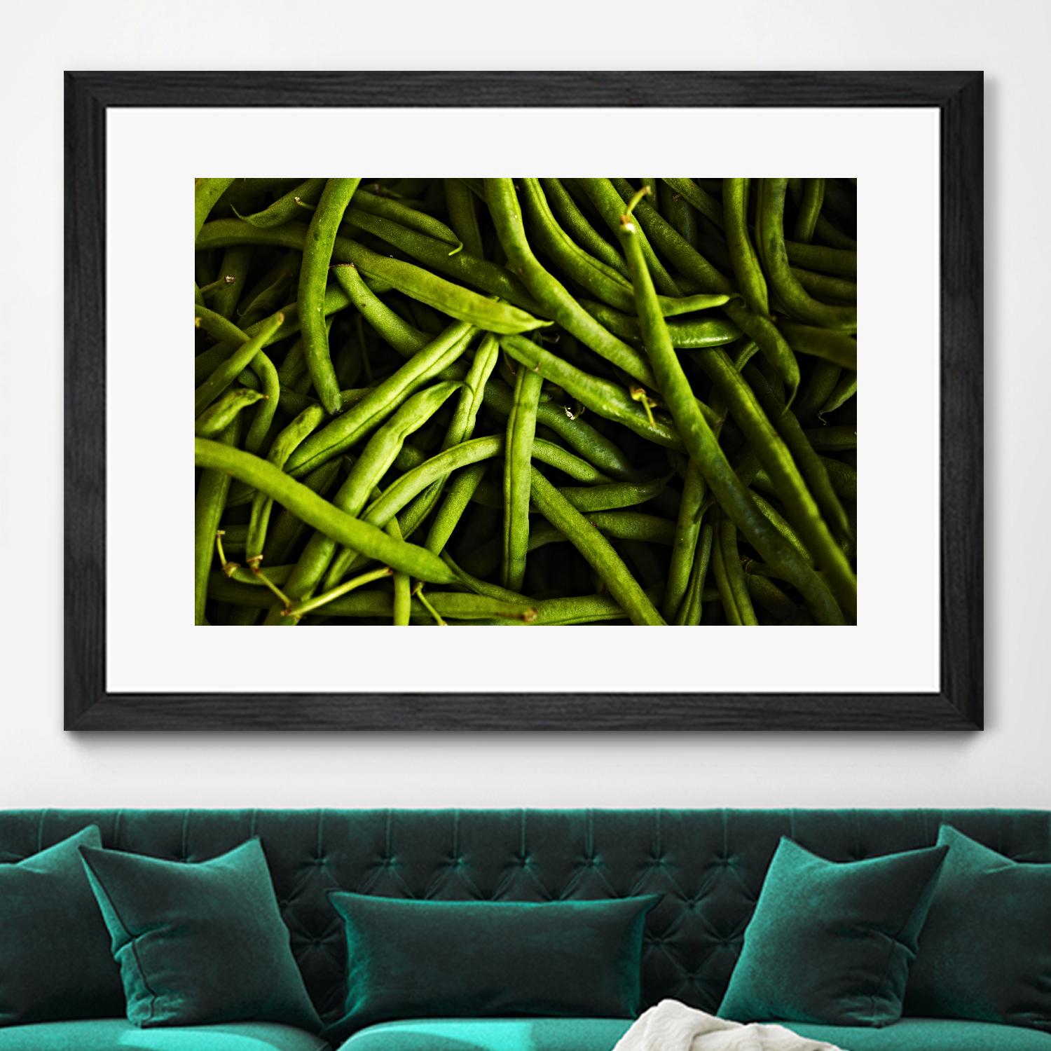 Greens I by Peter Morneau on GIANT ART - black photo art