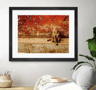 Monkey by Peter Morneau on GIANT ART - orange photo art
