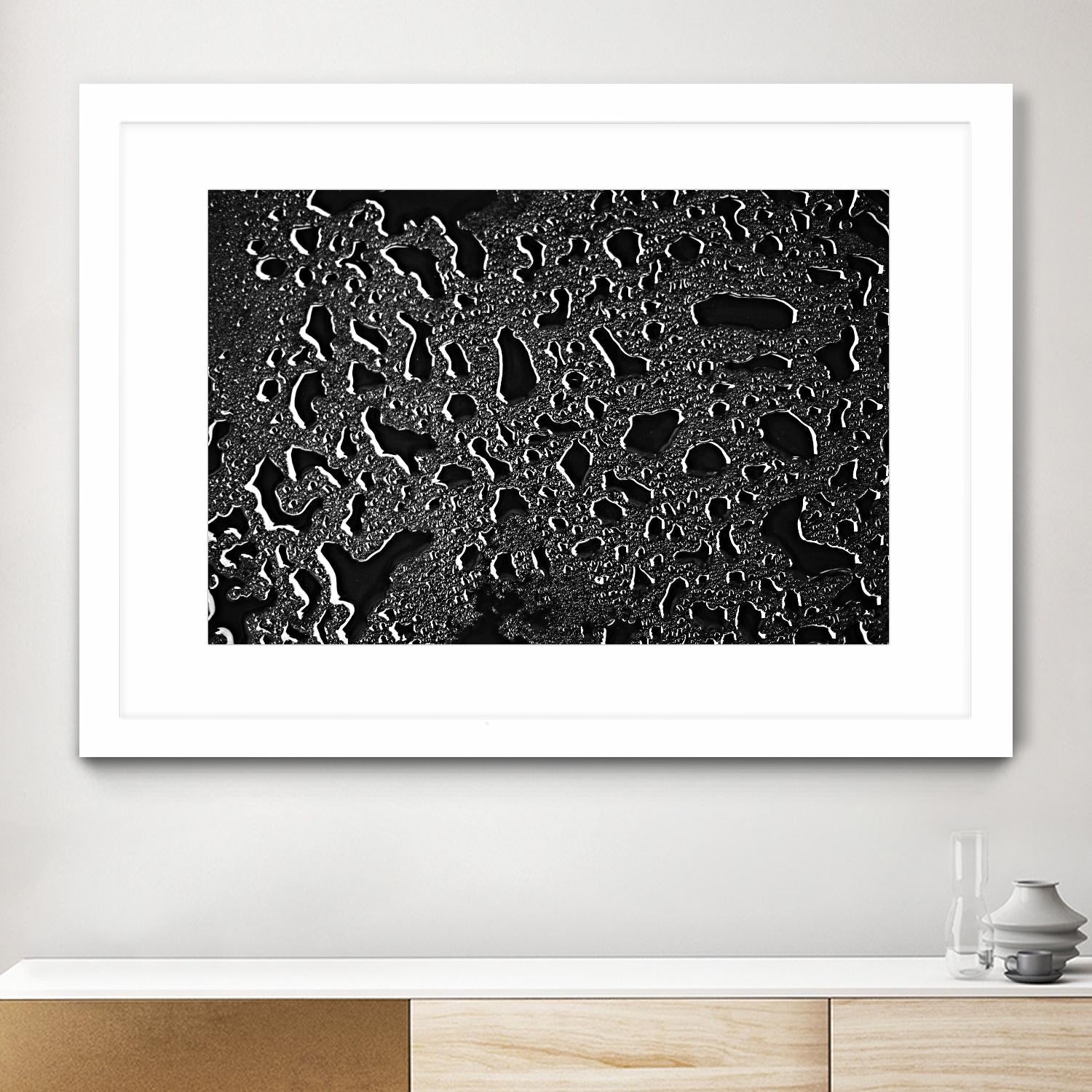 Black water I by Peter Morneau on GIANT ART - grey photo art