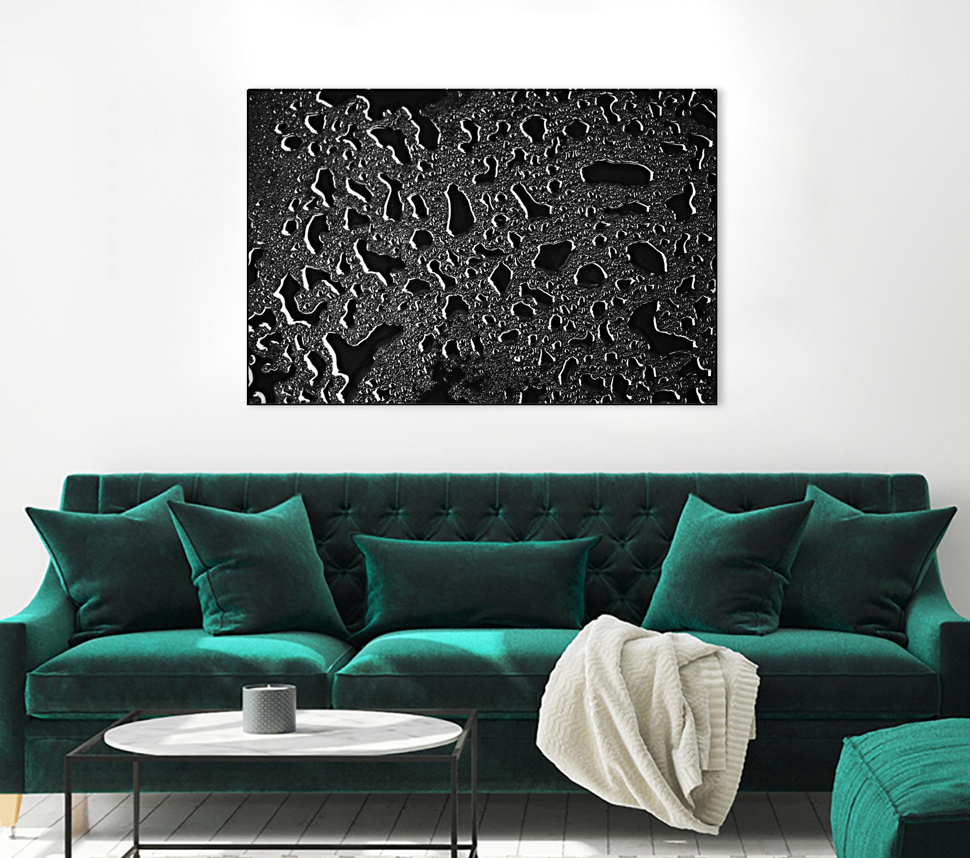 Black water I by Peter Morneau on GIANT ART - grey photo art