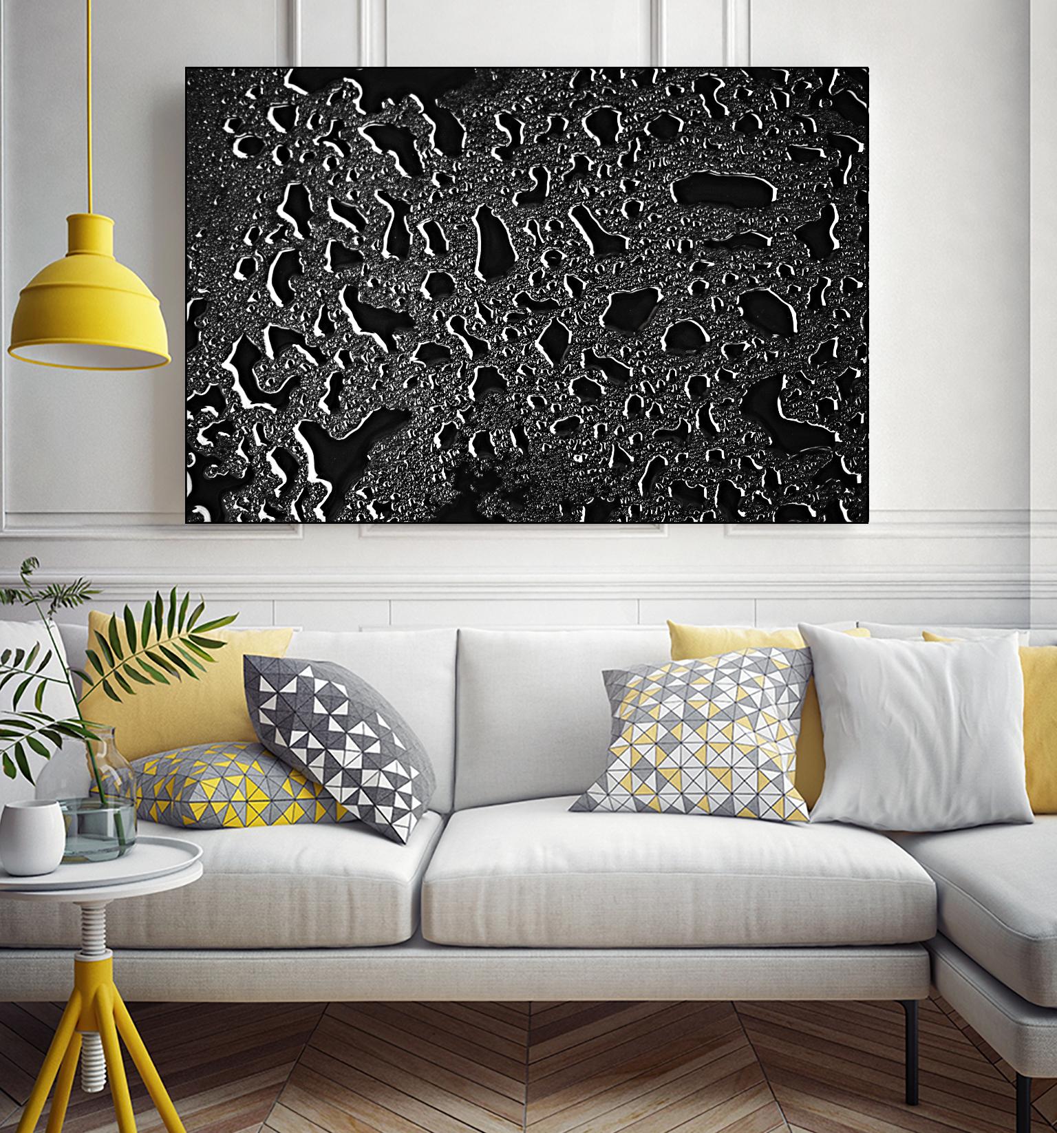 Black water I by Peter Morneau on GIANT ART - grey photo art