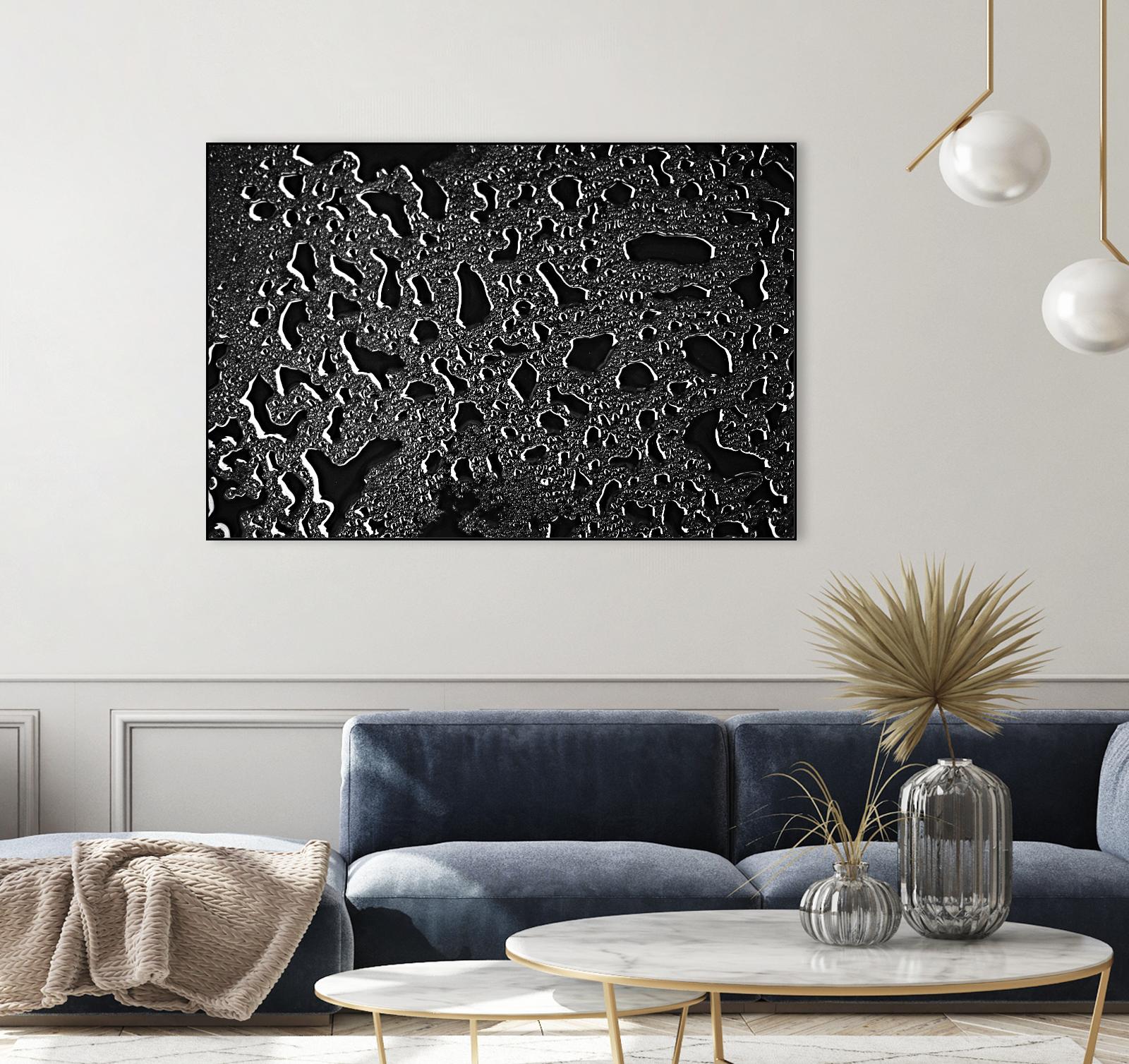 Black water I by Peter Morneau on GIANT ART - grey photo art