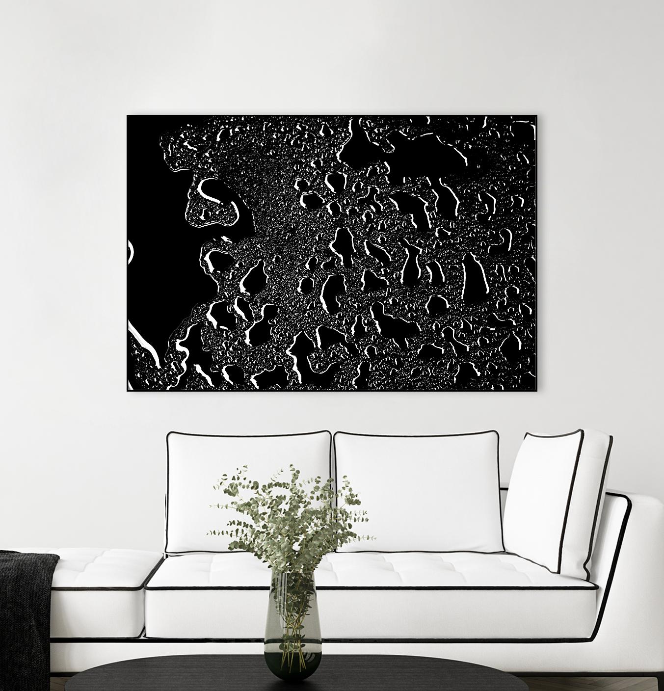 Black water III by Peter Morneau on GIANT ART - grey photo art